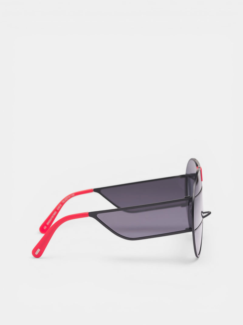 WVB x KOMONO Brutal Pilot Sunglasses (9014-COMB-I-BLACK-SHADOW)