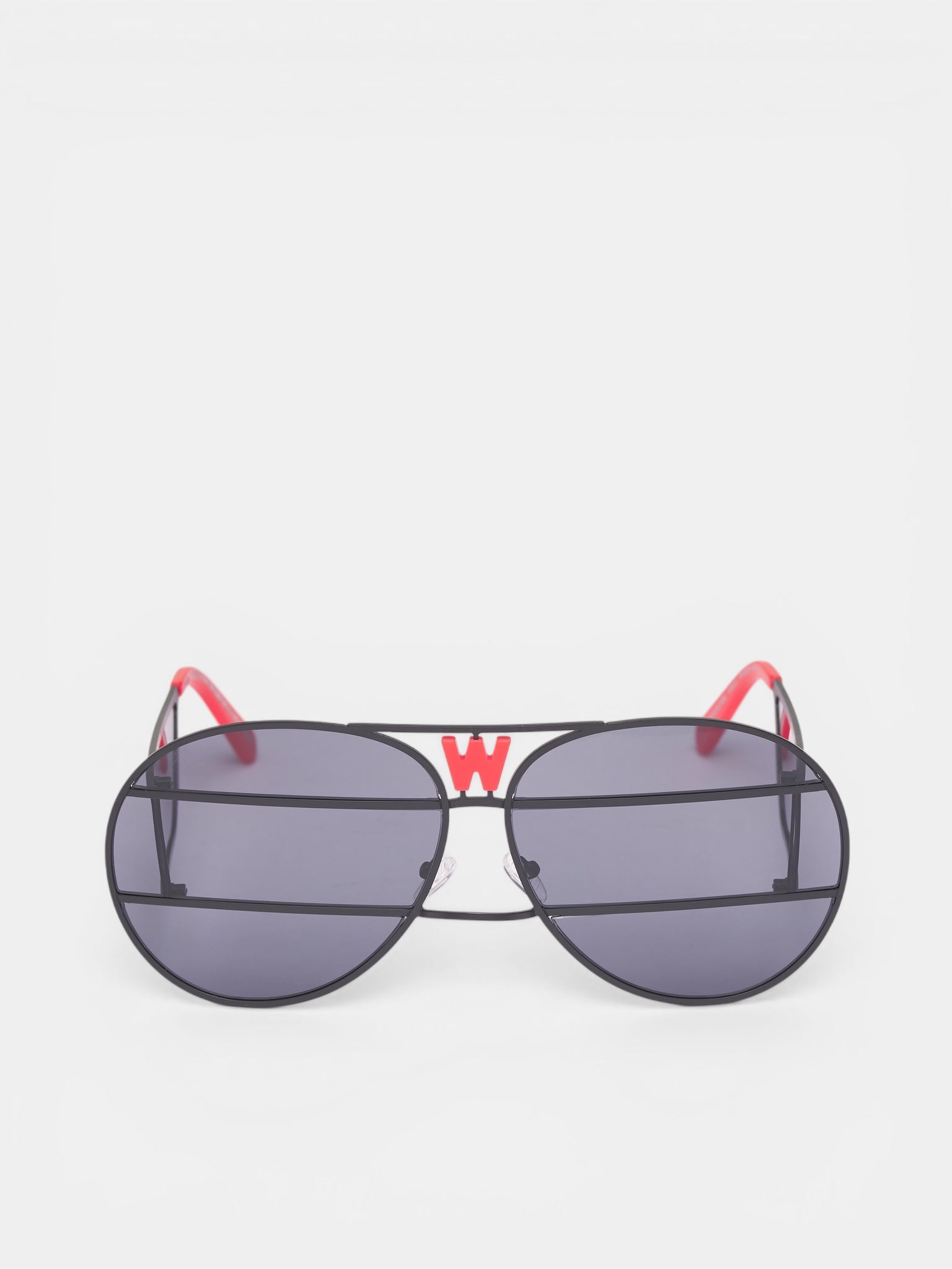 WVB x KOMONO Brutal Pilot Sunglasses (9014-COMB-I-BLACK-SHADOW)