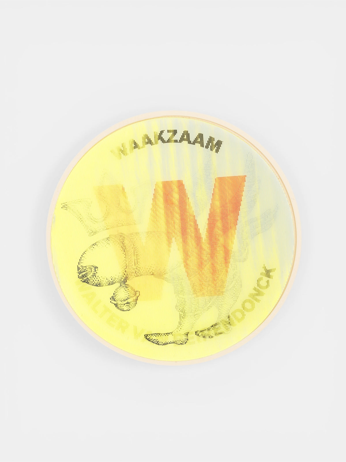 Crown Lenticular Brooch (9032-CROWN-COMB-I-YELLOW)