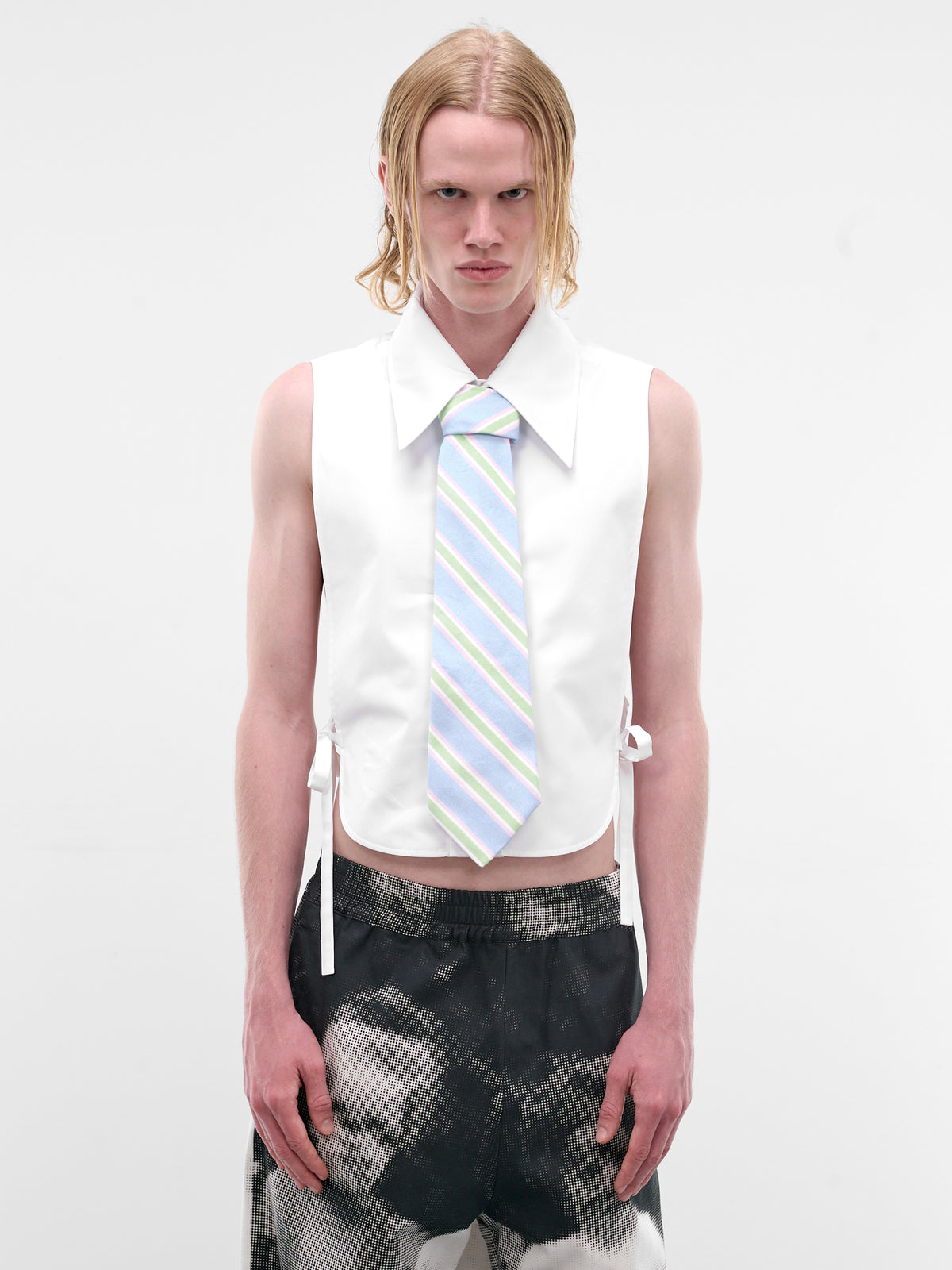 Blue Striped Wide Walter Tie (9035-WALTER-CC30-LIGHT-BLUE)