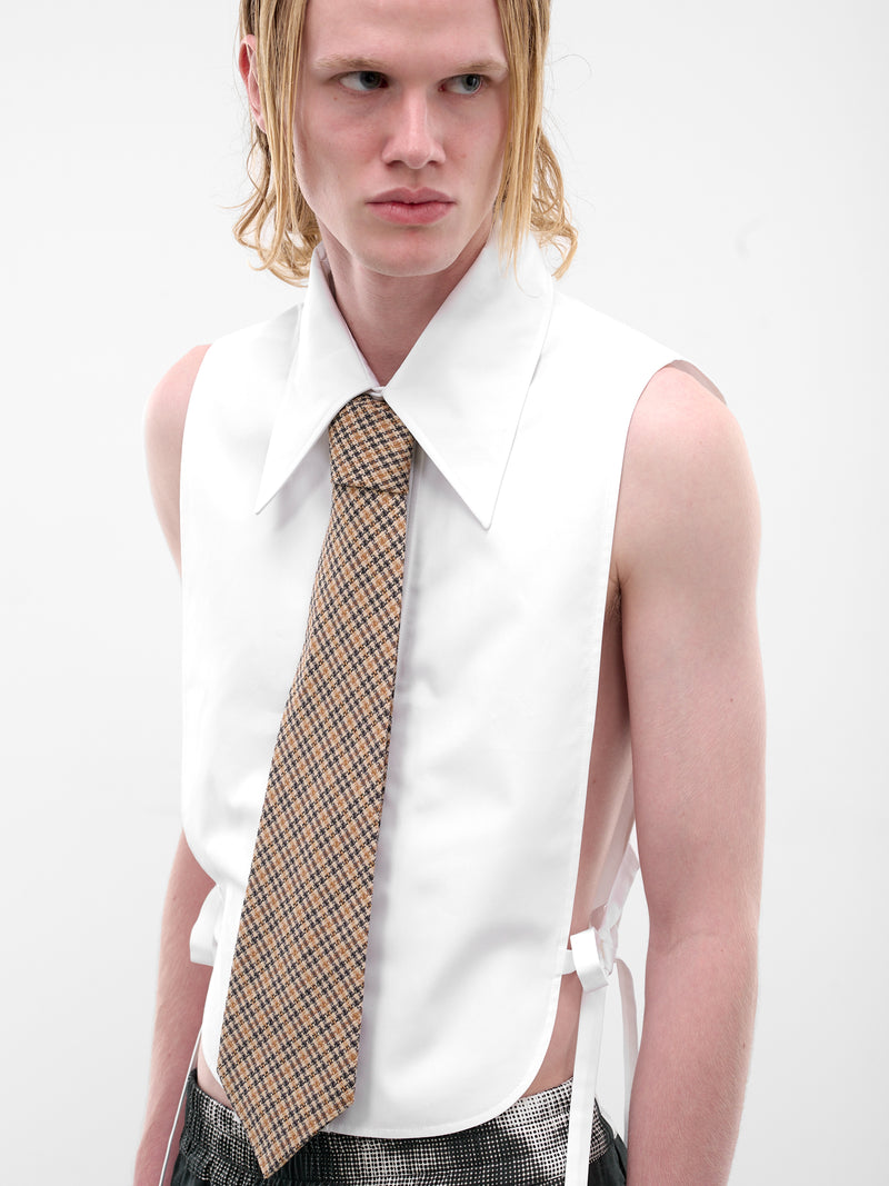 Brown Plaid Wide Walter Tie (9035-WALTER-CC8-MULTI-BROWN)