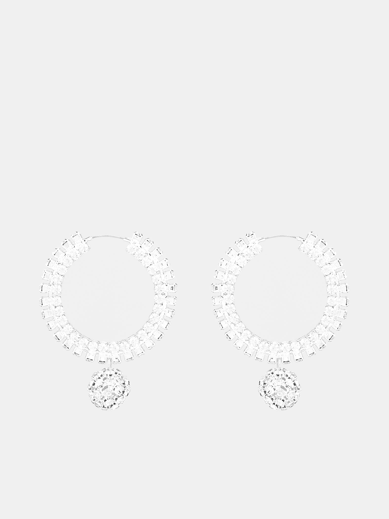 MAGDA BUTRYM Crystal Hoop Earrings | H.Lorenzo - front