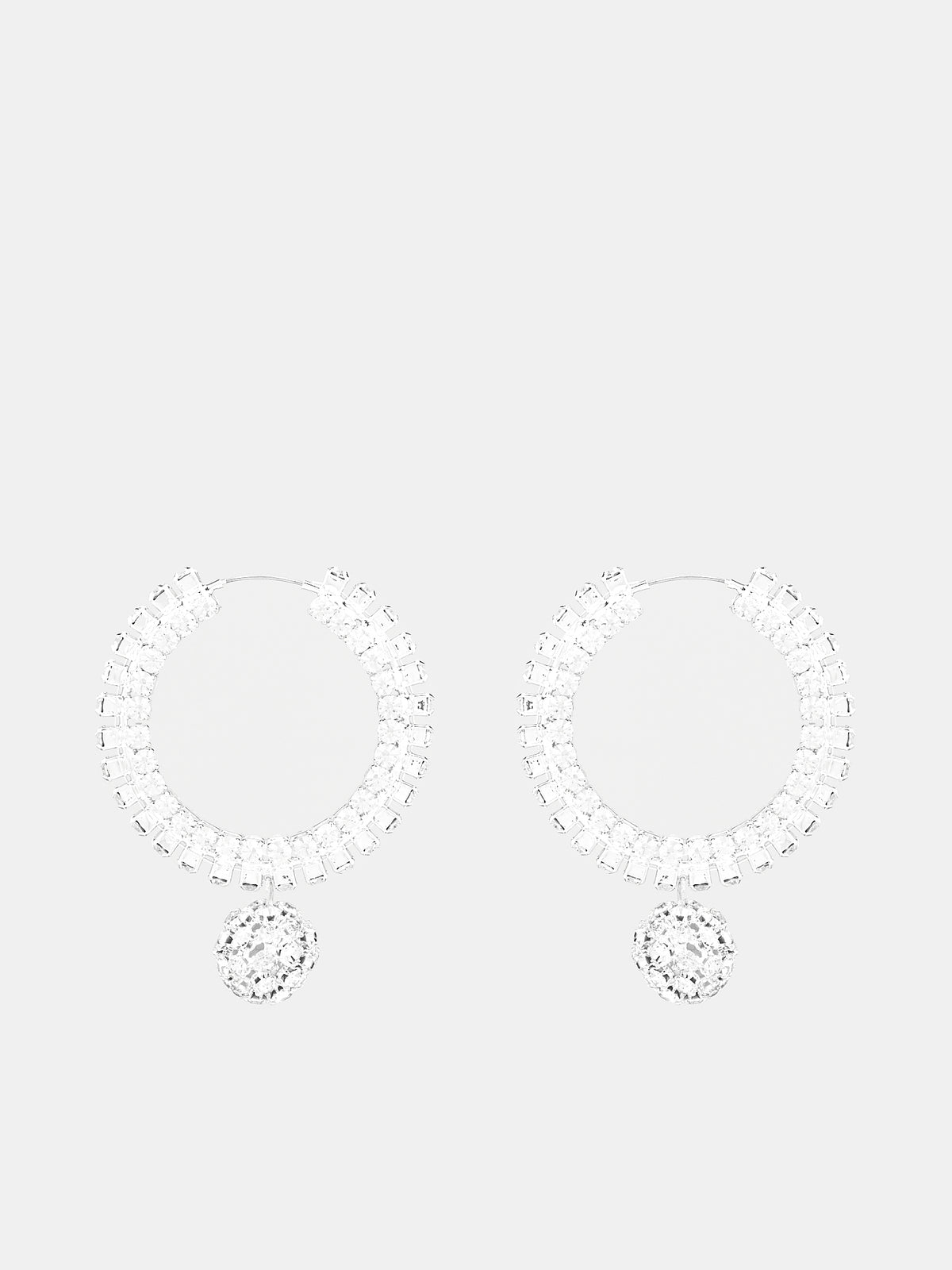 MAGDA BUTRYM Crystal Hoop Earrings | H.Lorenzo - front