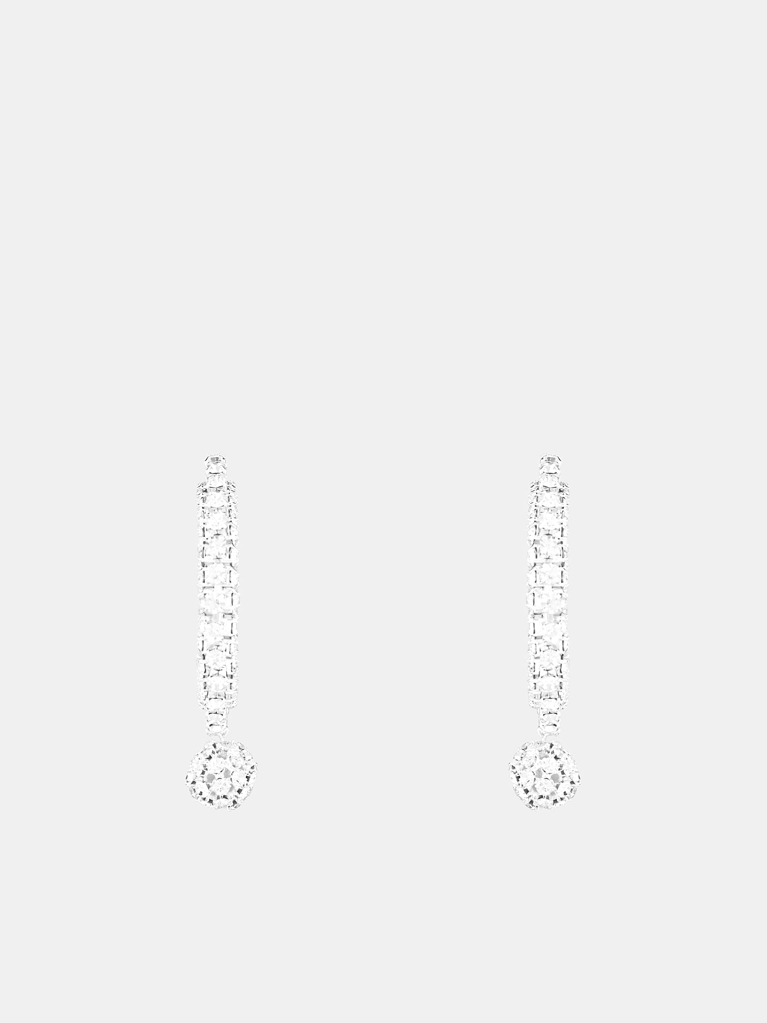 MAGDA BUTRYM Crystal Hoop Earrings | H.Lorenzo - side