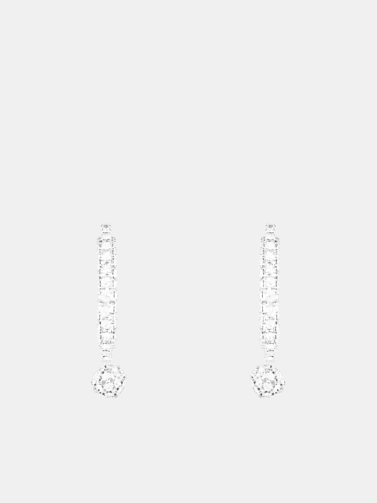 MAGDA BUTRYM Crystal Hoop Earrings | H.Lorenzo - side