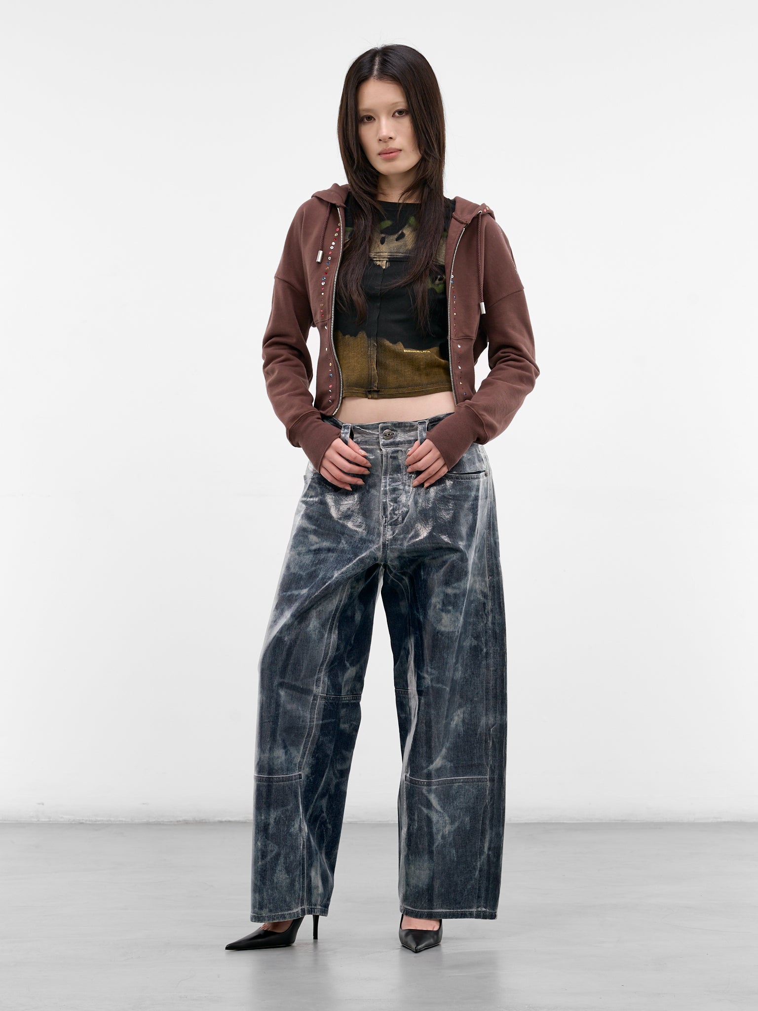 Black Ombré Lapped Long Sleeve (9100-EL-PS26-KELP)