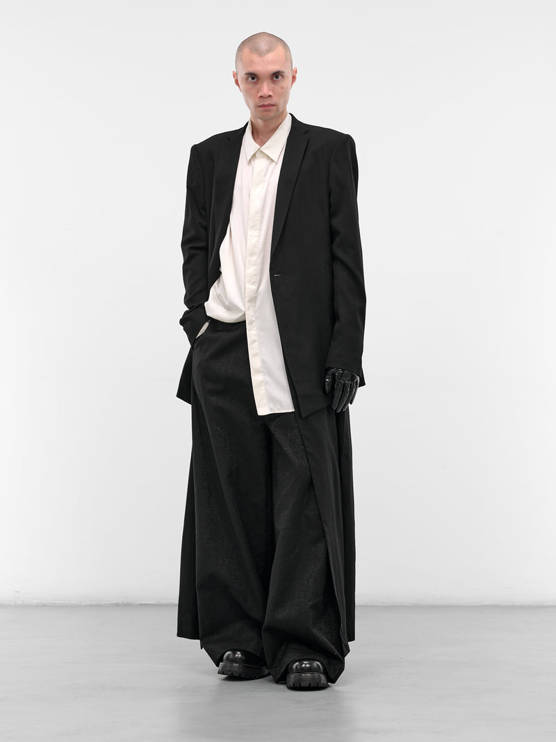 Off-White Silk Button-Up Shirt (917SHM4-OFF-WHITE)