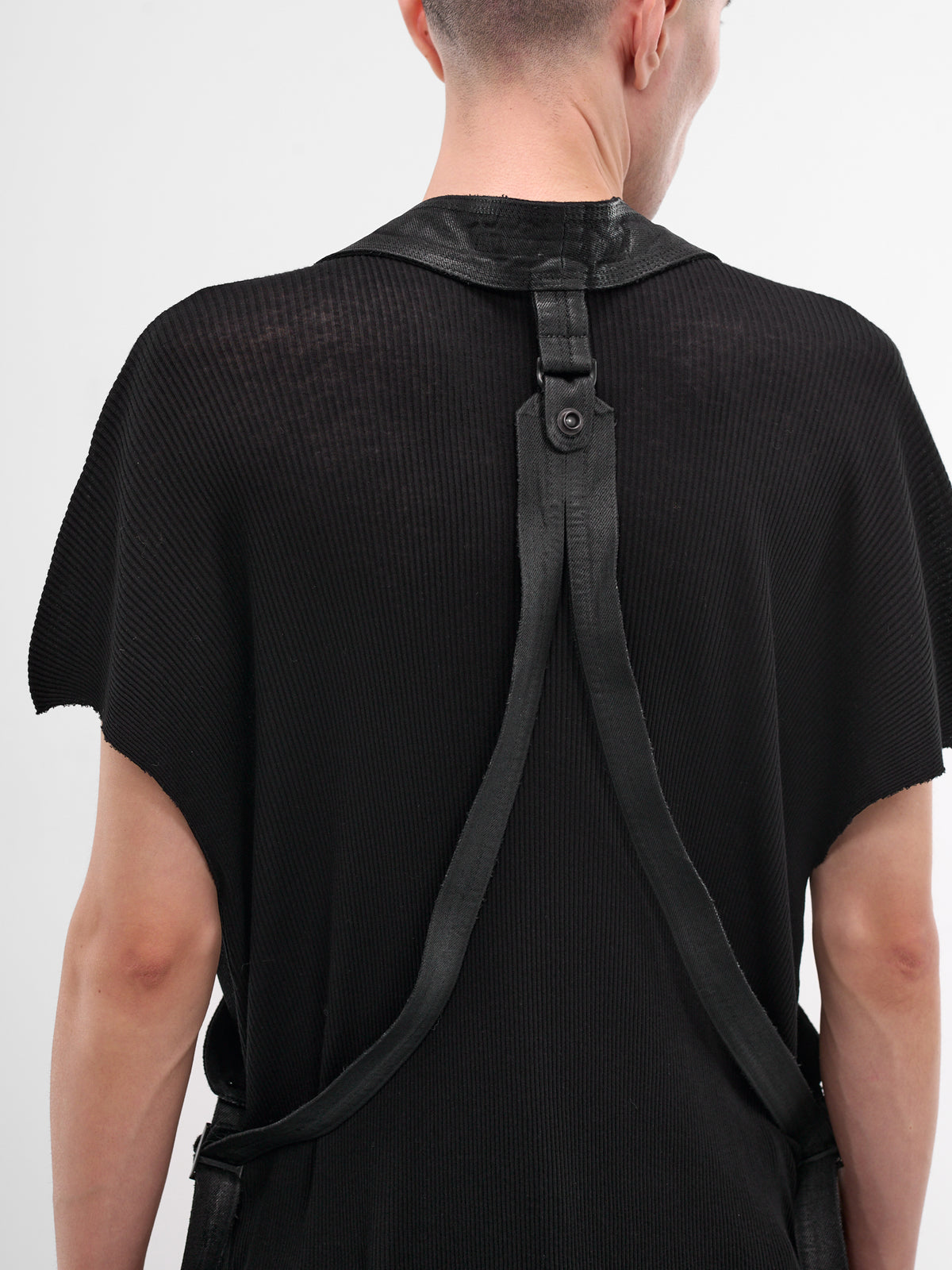 Black Utility Cargo Vest (917VEM1-C-BLACK)