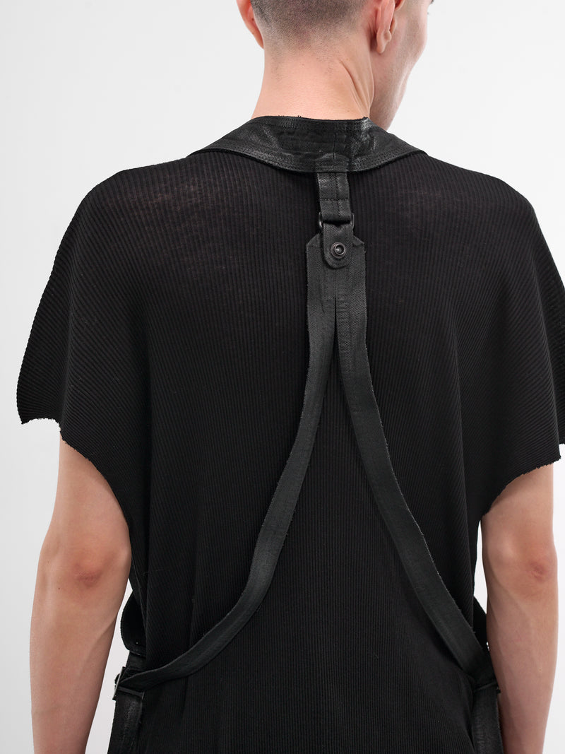 Black Utility Cargo Vest (917VEM1-C-BLACK)