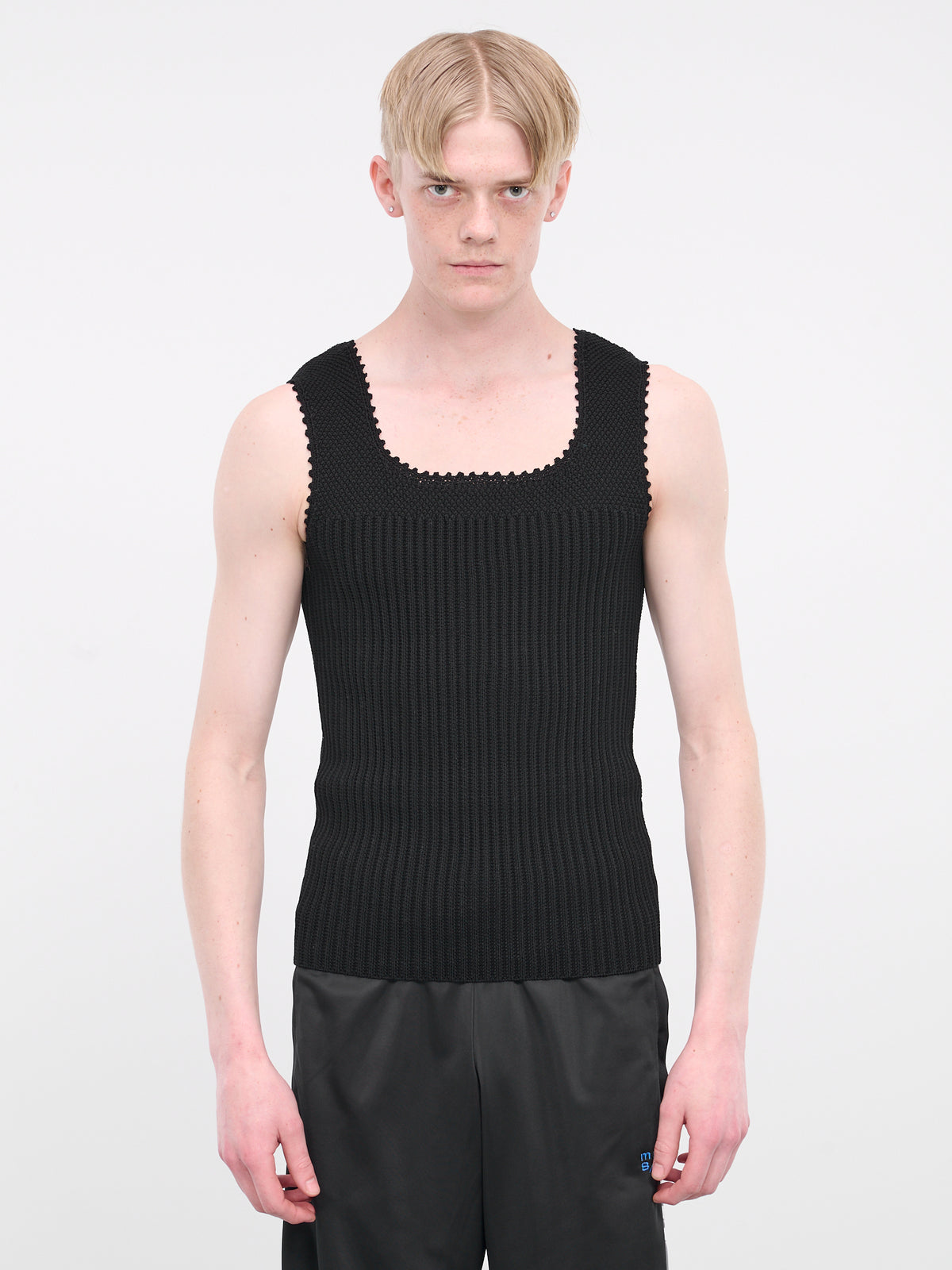 Crochet Vest (930-BLACK)