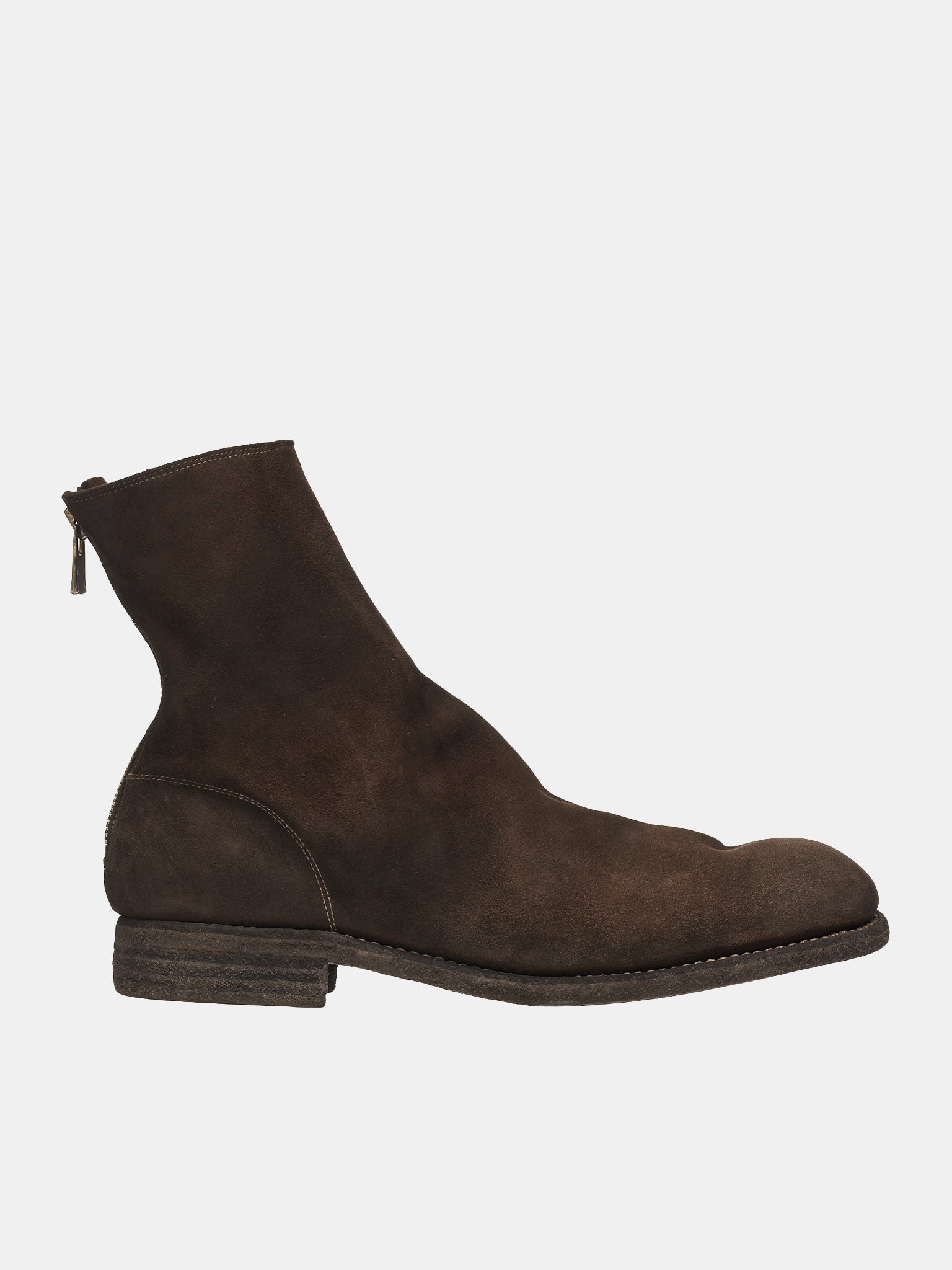 986 Horse Leather Zip Boots (986BABYBUFFREVCV60TDARKB)