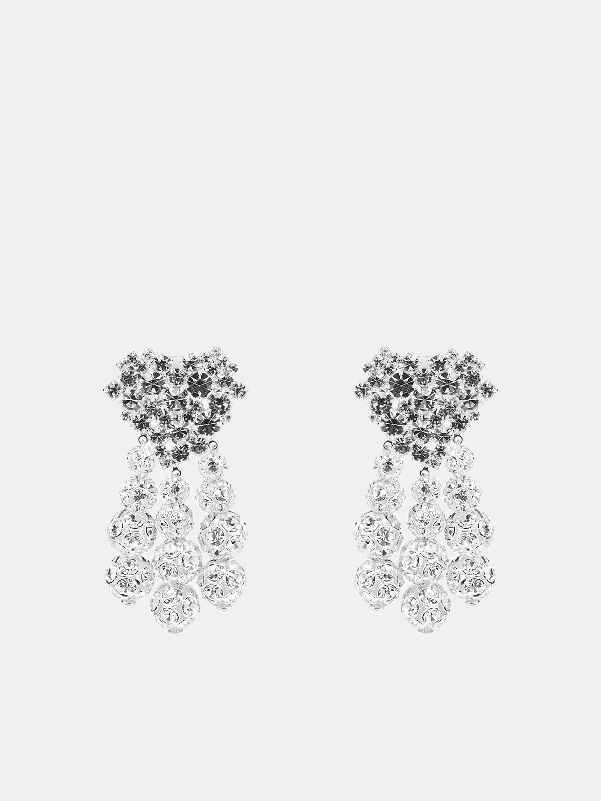 Heart Drop Earrings (991923-SILVER)