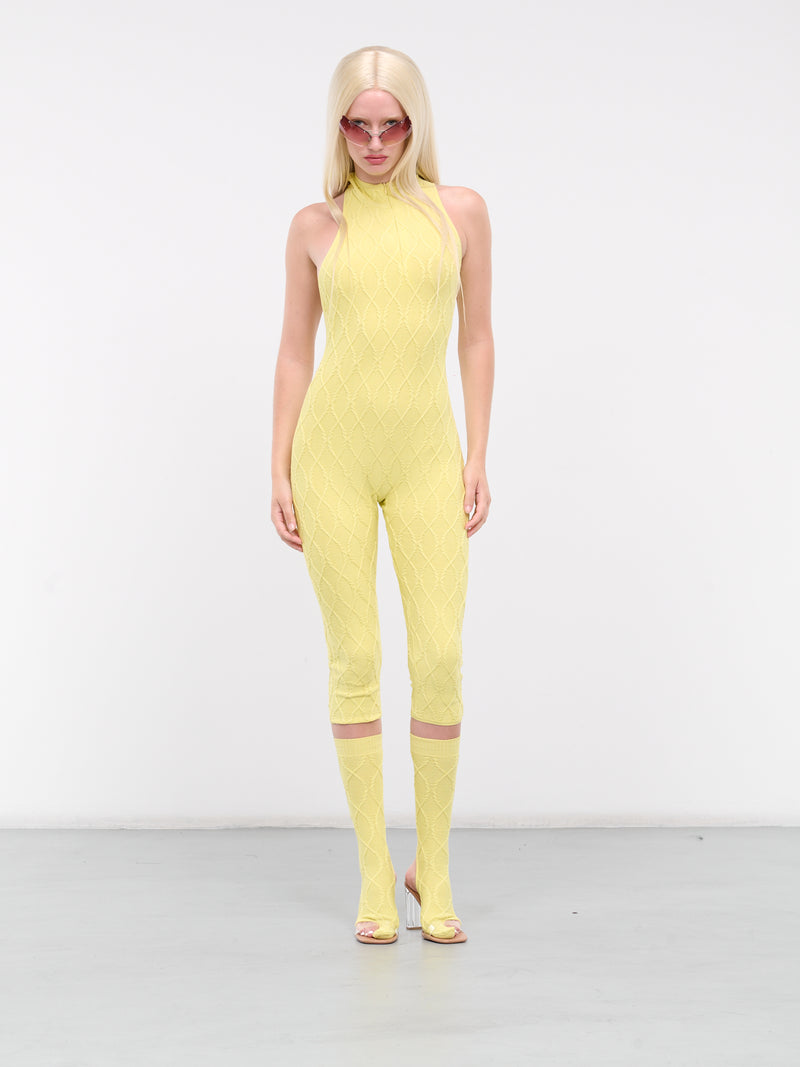 Racer Bodysuit (998-933-YELLOW)