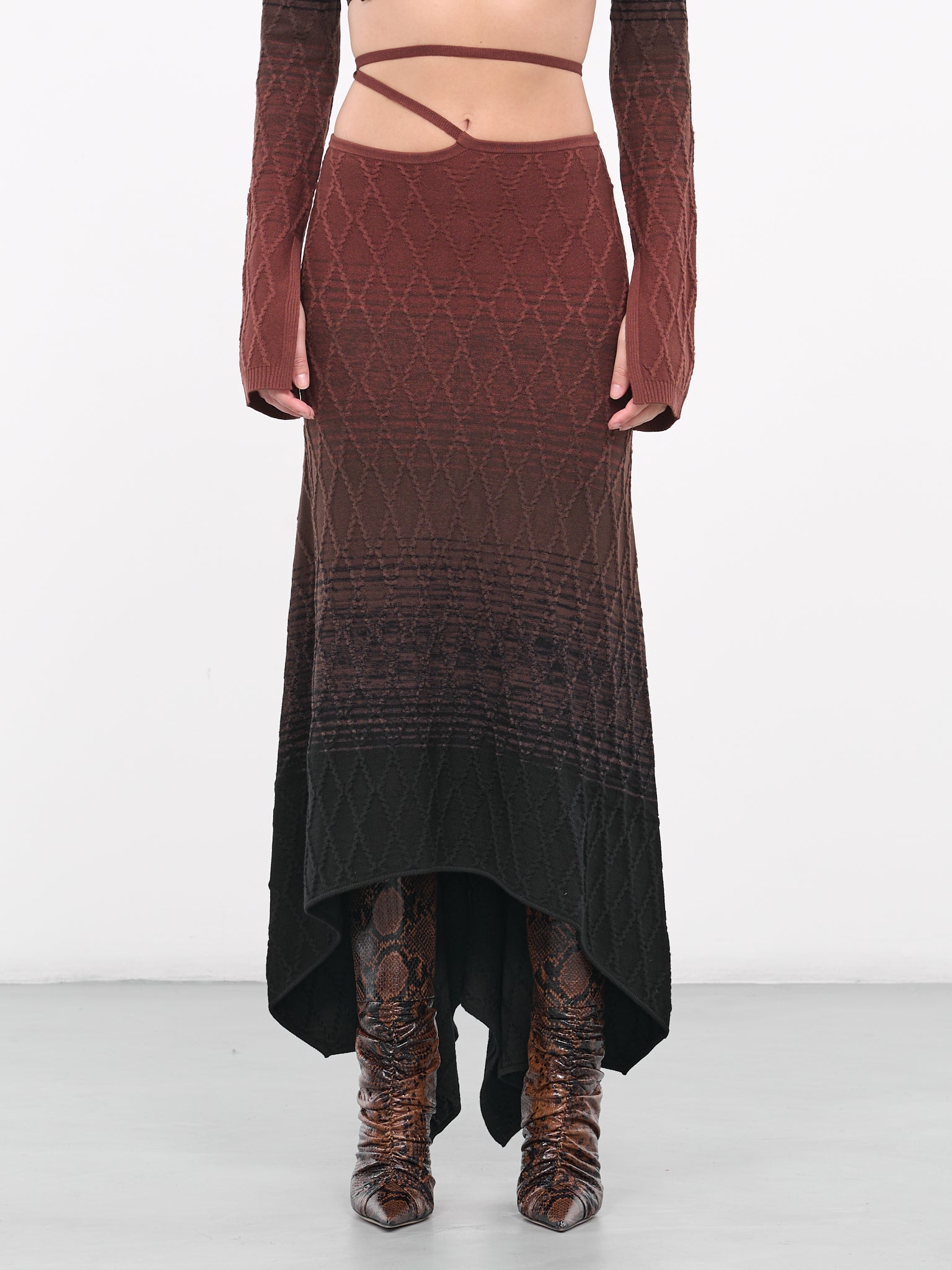 Salem Skirt (999-902-O-BROWN-BLACK)