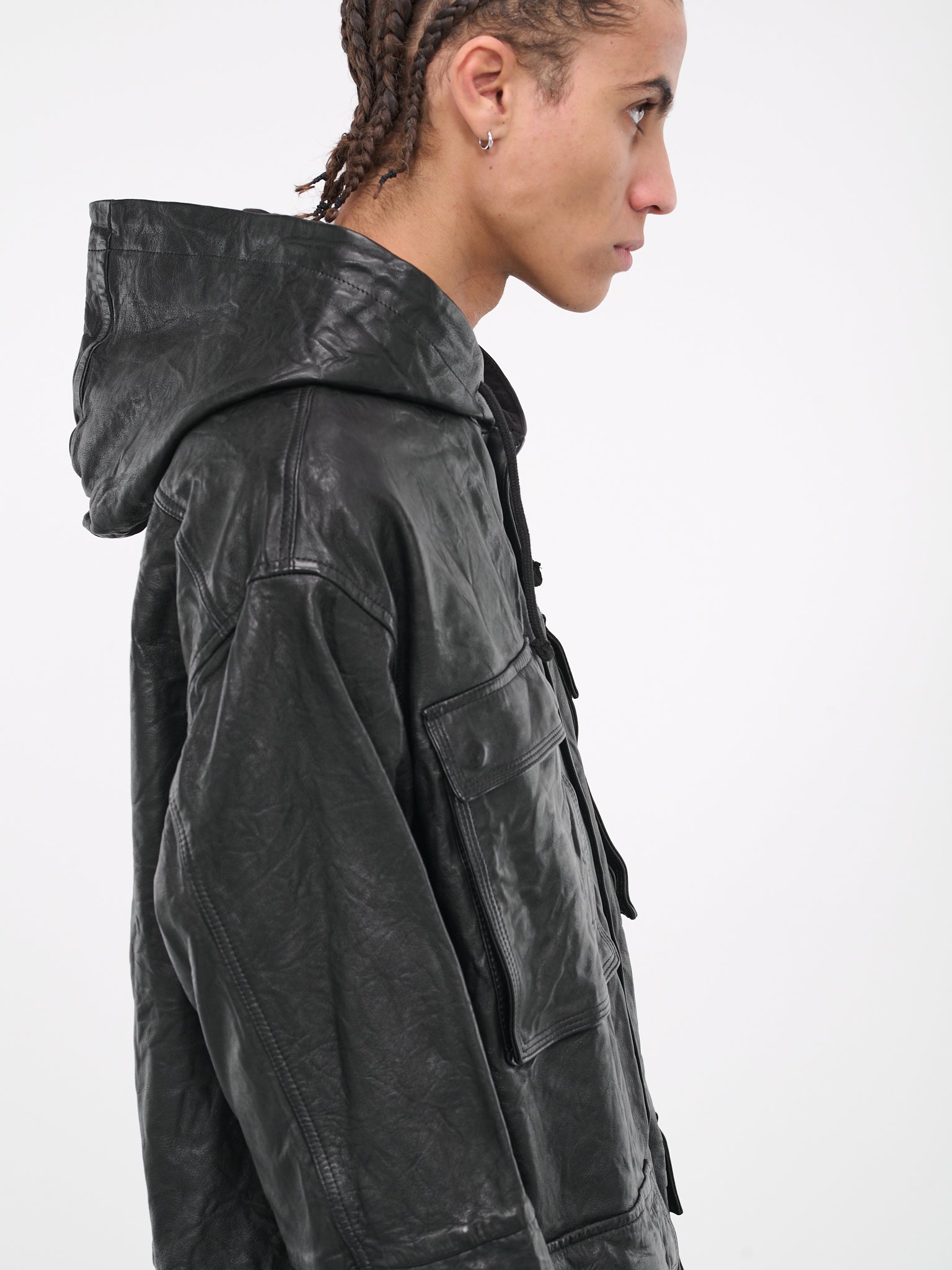 L-Bat Coat (A-10521-OKJAJ-9XX-DEEP-BLACK)