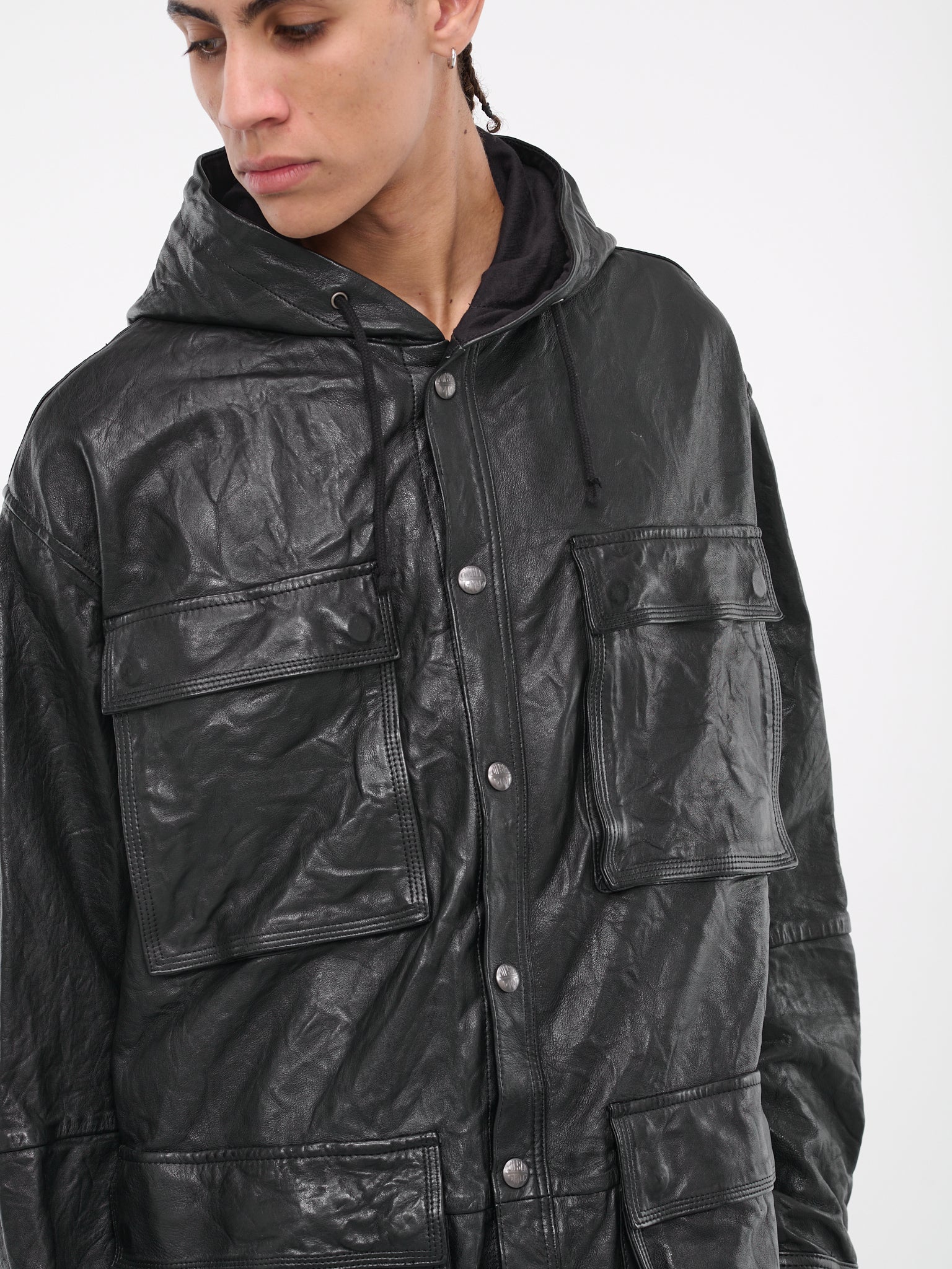 L-Bat Coat (A-10521-OKJAJ-9XX-DEEP-BLACK)