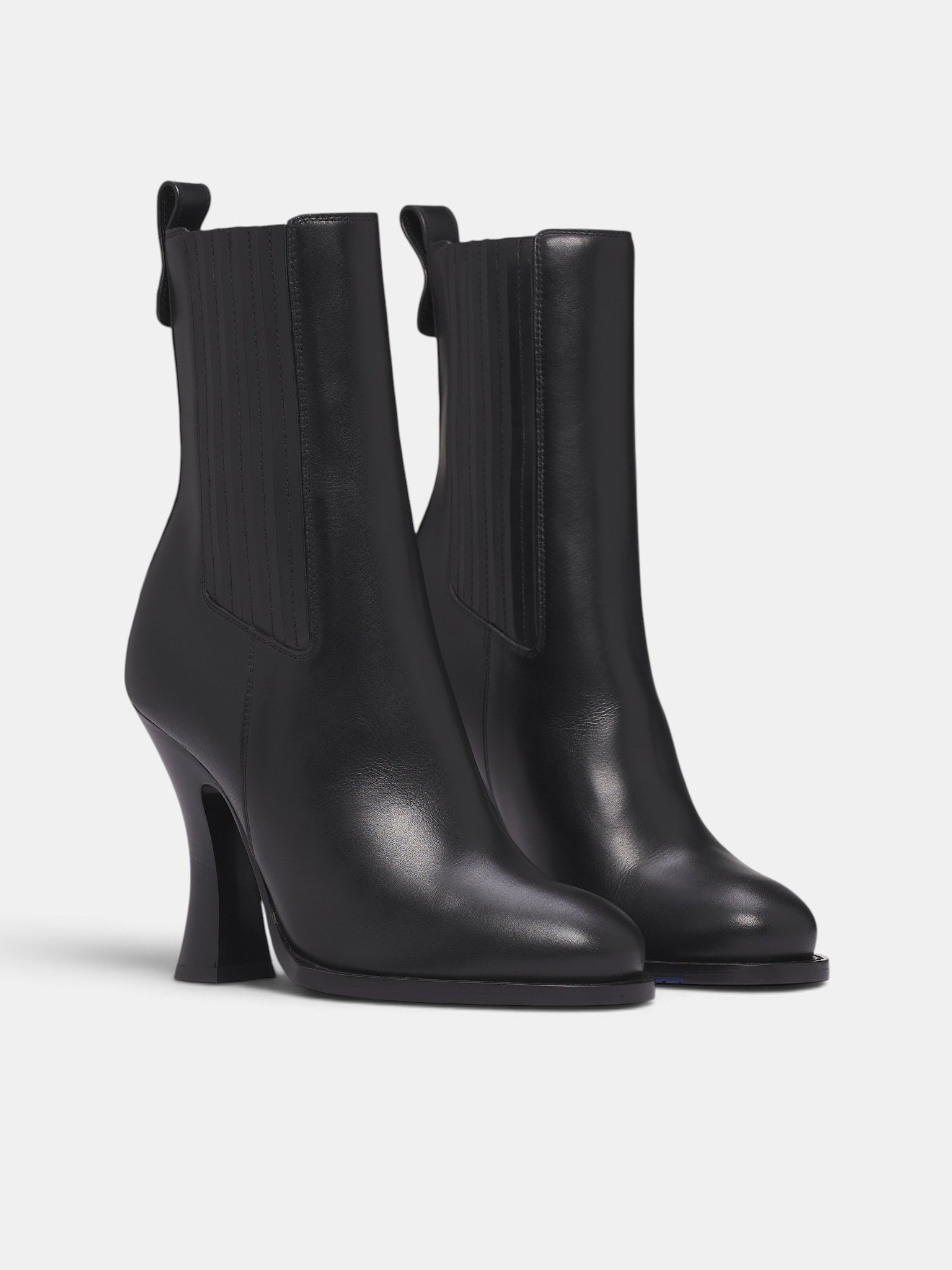 Pillar Black Leather Ankle Boots (A-LF-PILLAR-BLACK)