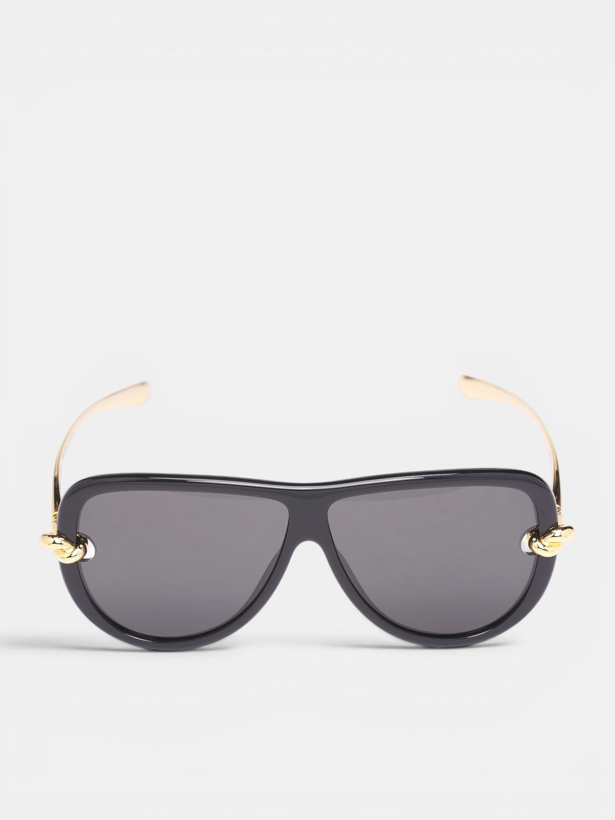 Black Aviator Sunglasses (A002JCVBL80-1280-BLACK-GOLD-GR)
