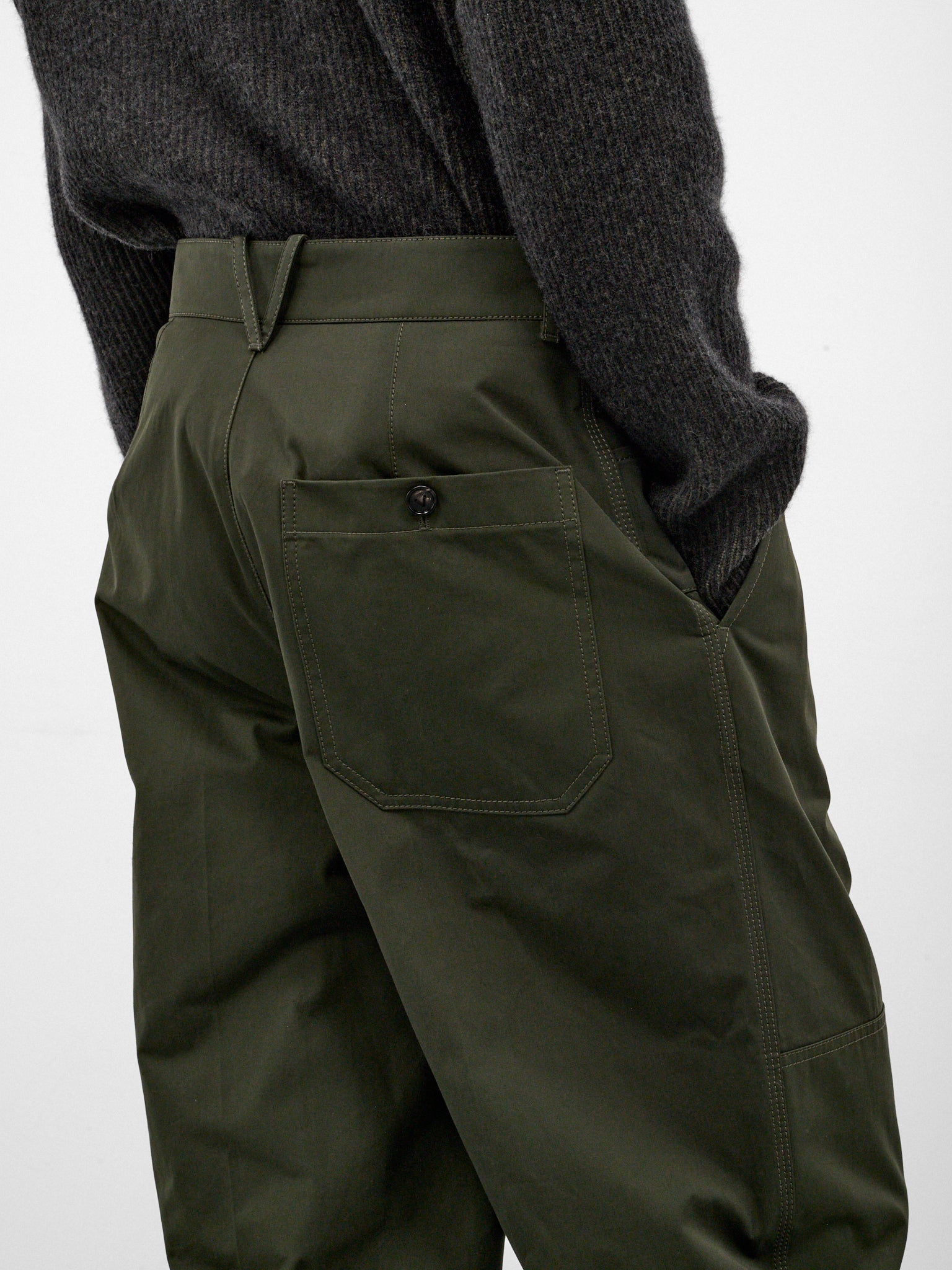 Navy Wide Leg Trousers (A003Y2V7BG0-3321-DARK-JUNIPER)