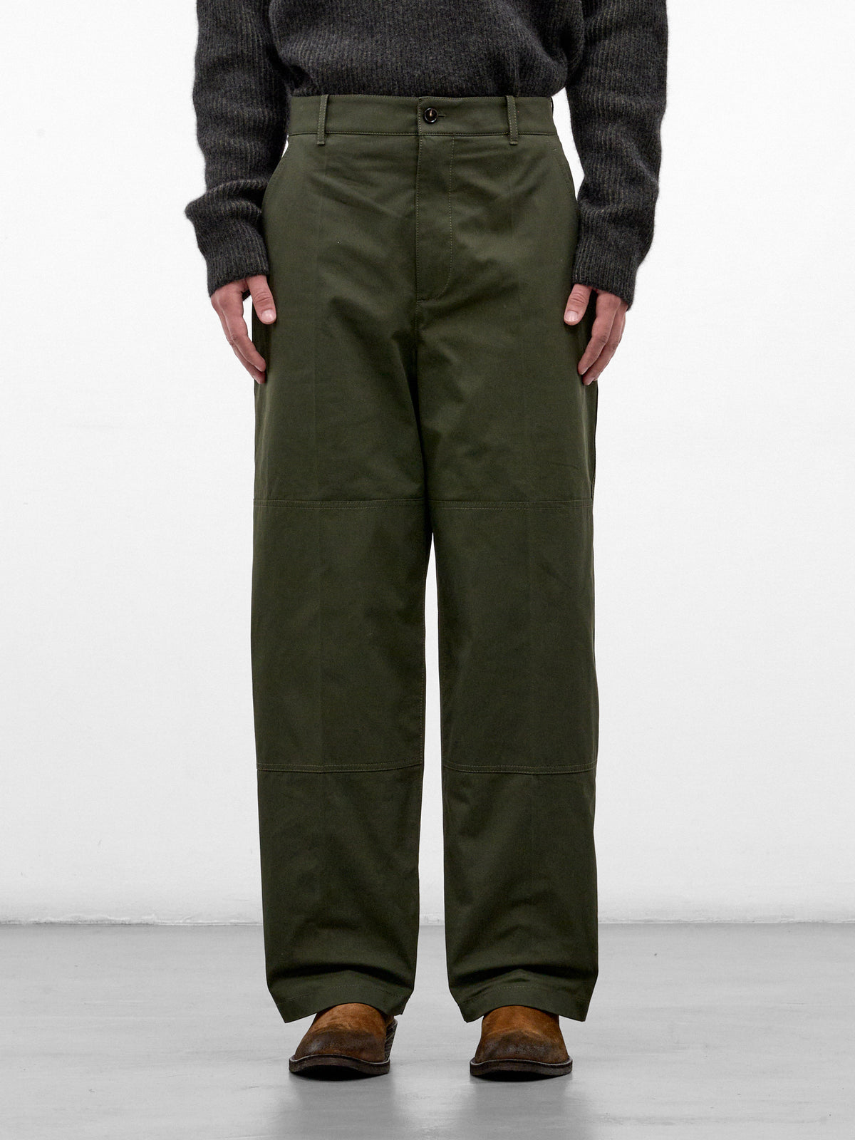 Navy Wide Leg Trousers (A003Y2V7BG0-3321-DARK-JUNIPER)