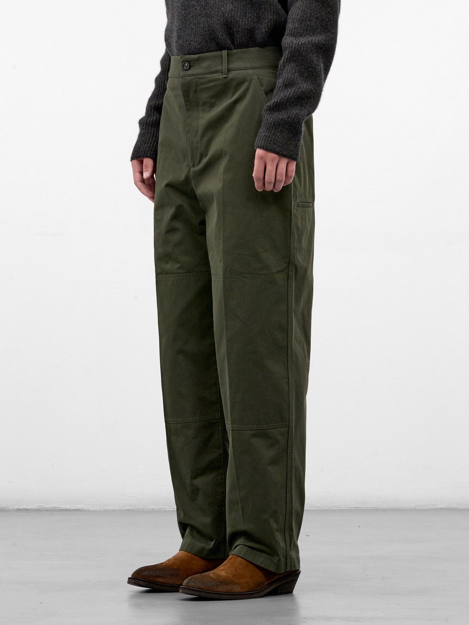 Navy Wide Leg Trousers (A003Y2V7BG0-3321-DARK-JUNIPER)