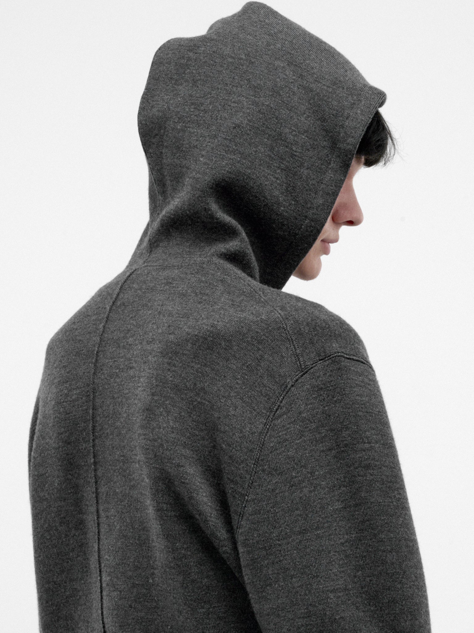 Gray Wool-Cashmere Zip Hoodie (A005DNV70E0-1510-DARK-SLATE-ME)