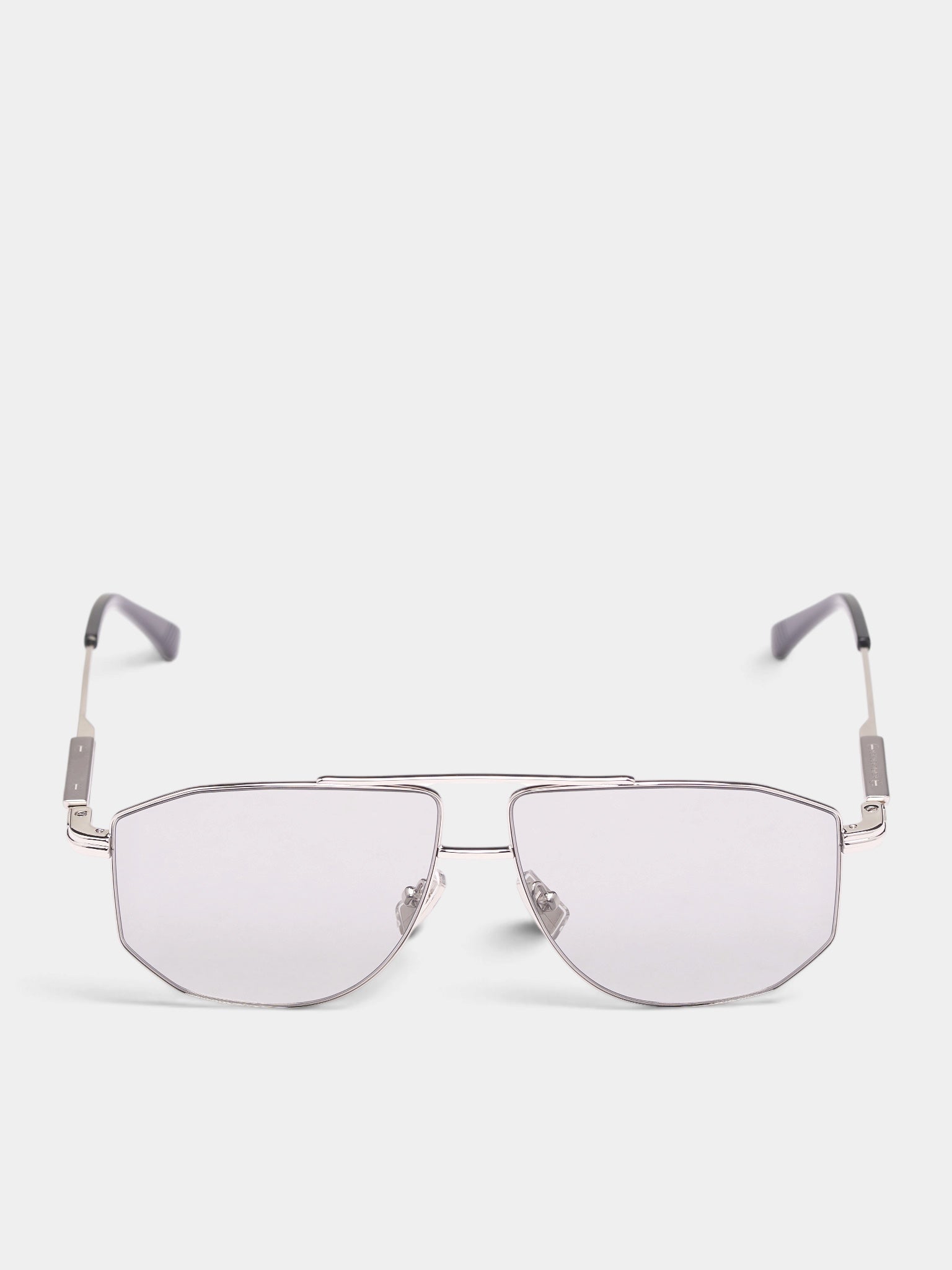 Silver Aviator Sunglasses (A009BT-V4450-8107-SILVER-GREY)