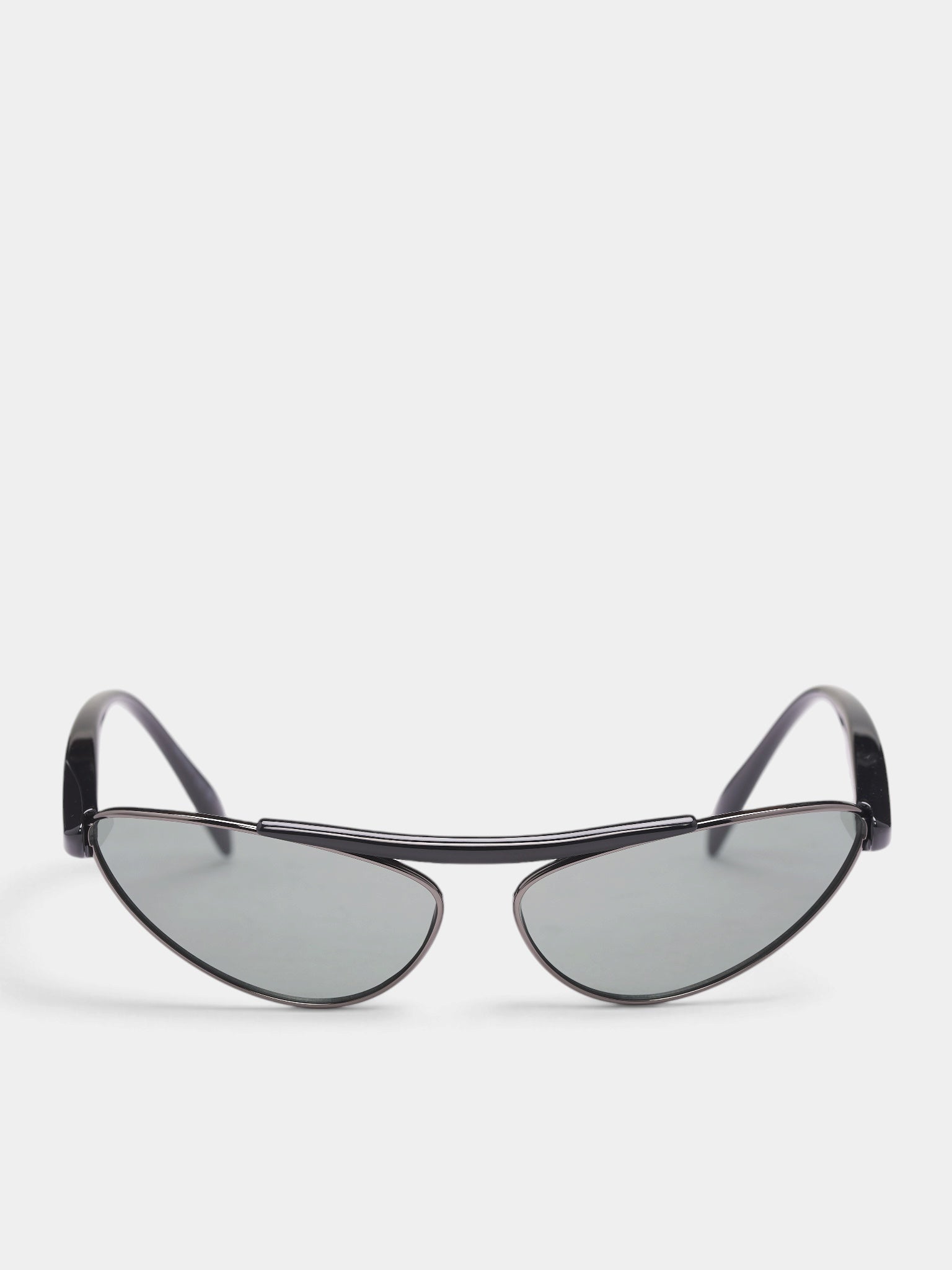Gray Cat-Eye Sunglasses (A009H8VBL80-1234-RUTH-BLACK-GR)