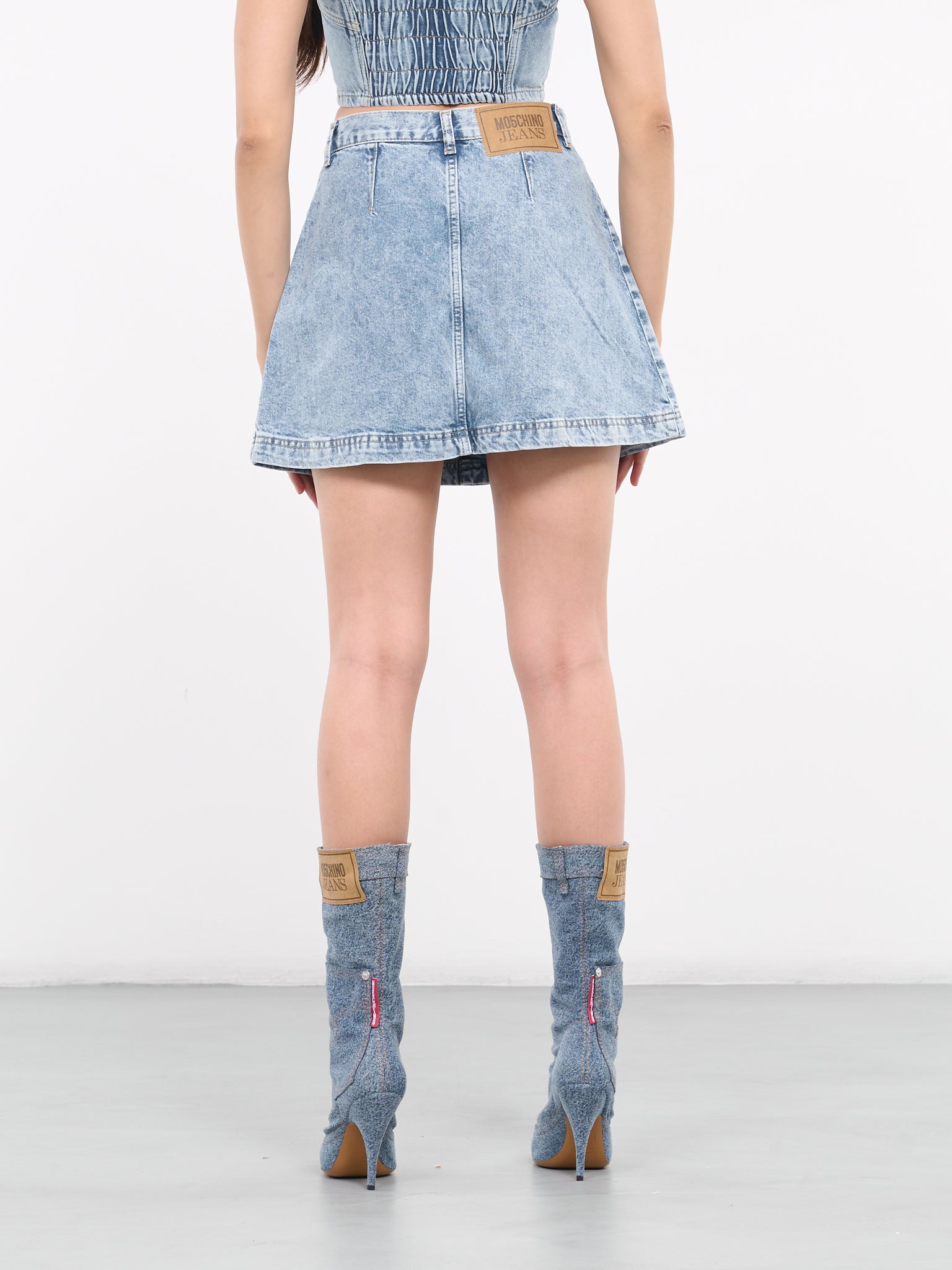 Denim Mini Skirt (A0105-3236-1295-FANTASY-BLUE)