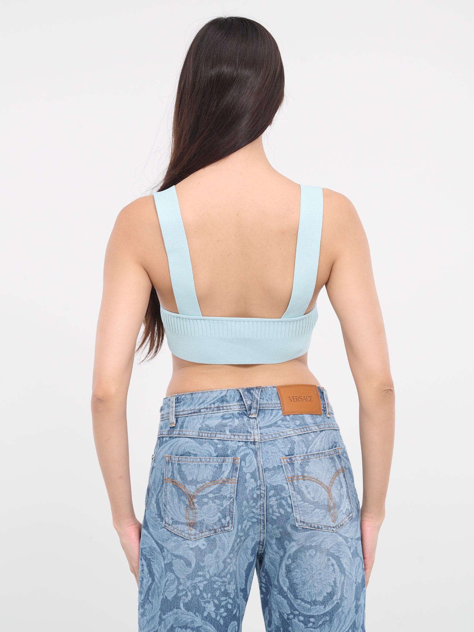 Suspender Crop Top (A0880-3703-0332-AQUA-BLUE)