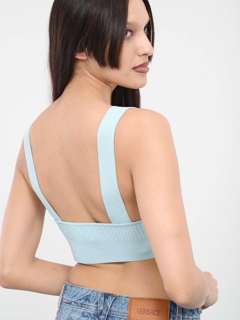 Suspender Crop Top (A0880-3703-0332-AQUA-BLUE)