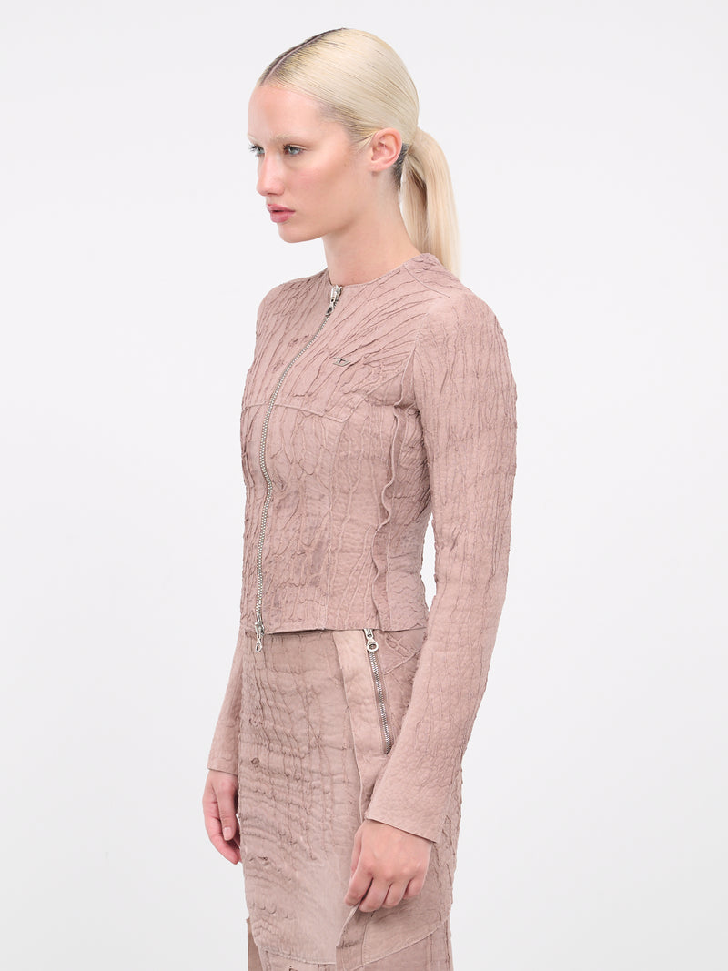 L-Crack Jacket (A11681-0JNAN-61HA-CLAY-BROWN)