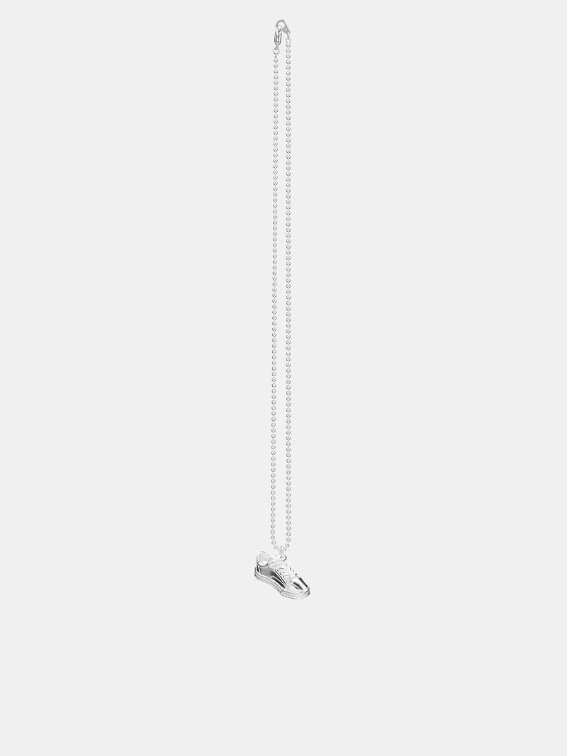 Raf Simons | H.Lorenzo|Big Lock Chain (231-983-46000-ANTIQUE-SILVER)