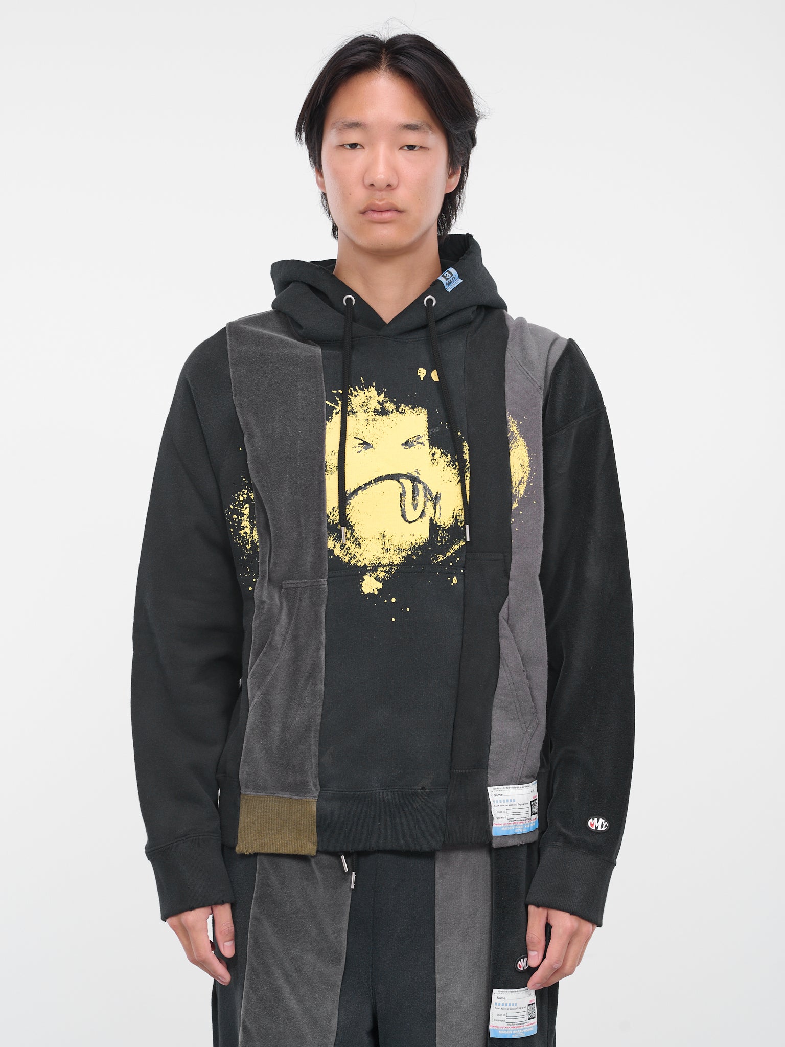 Vertical Switching Hoodie (A11HD571-BLACK)
