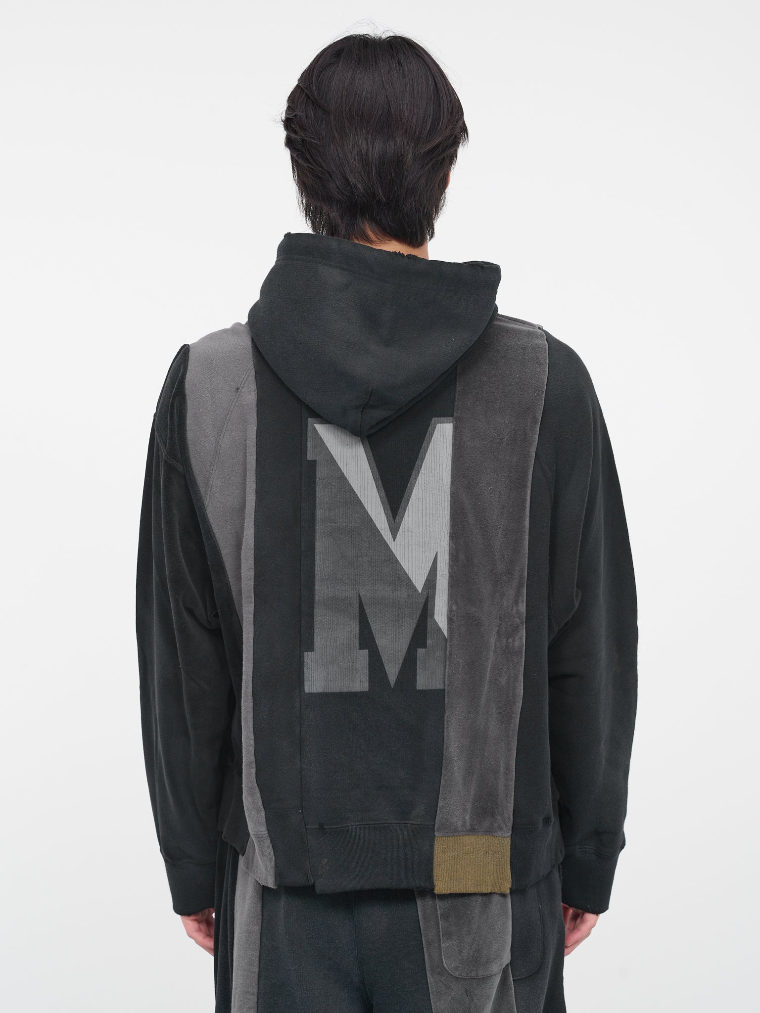 Vertical Switching Hoodie (A11HD571-BLACK)