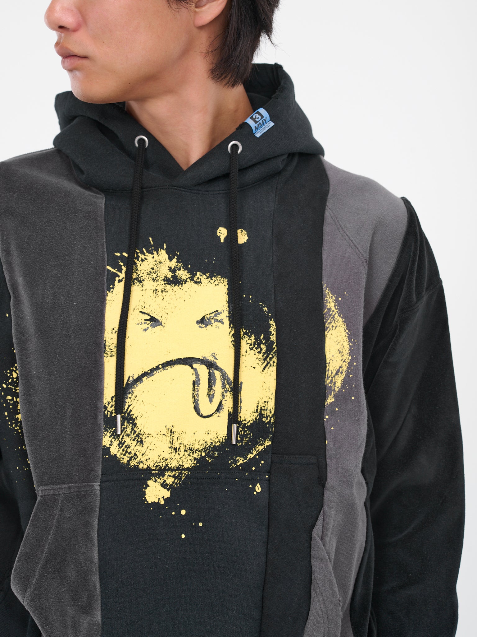 Vertical Switching Hoodie (A11HD571-BLACK)