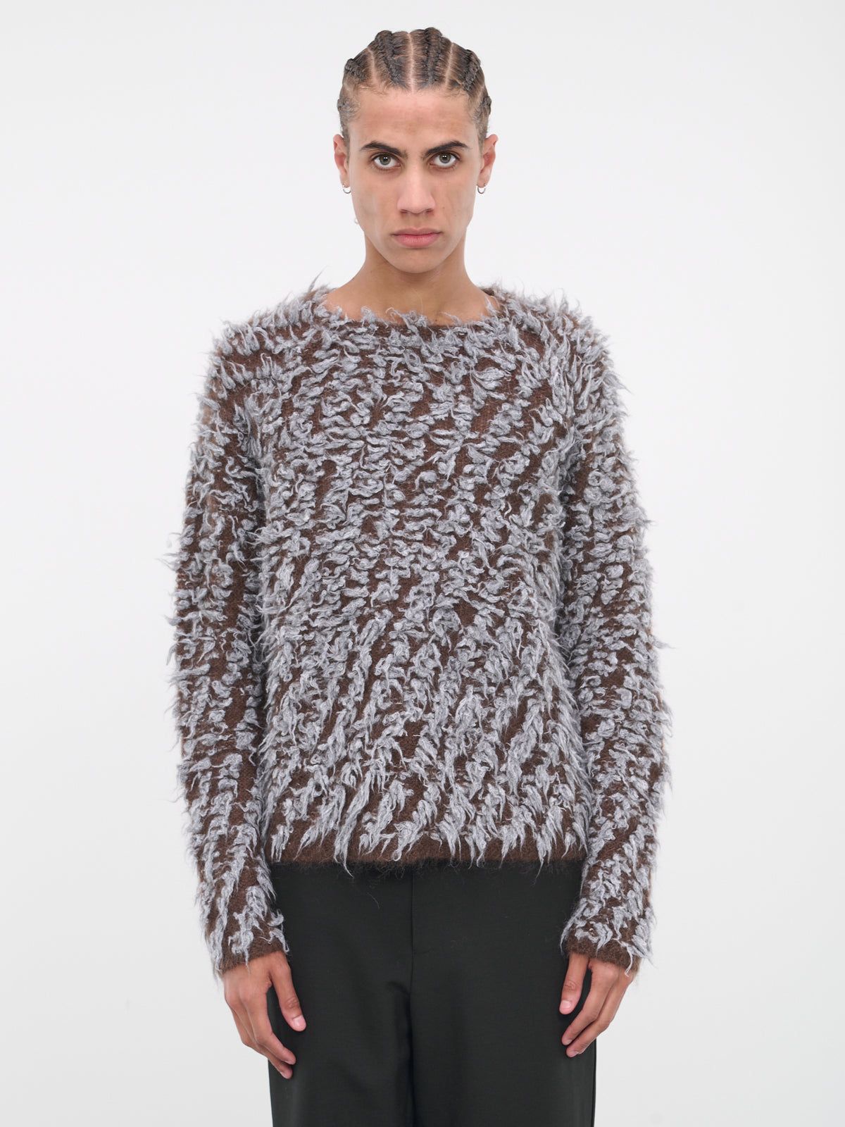 Knit Sweater (A12372-0CNAR-96P-SMOKY-GREY)