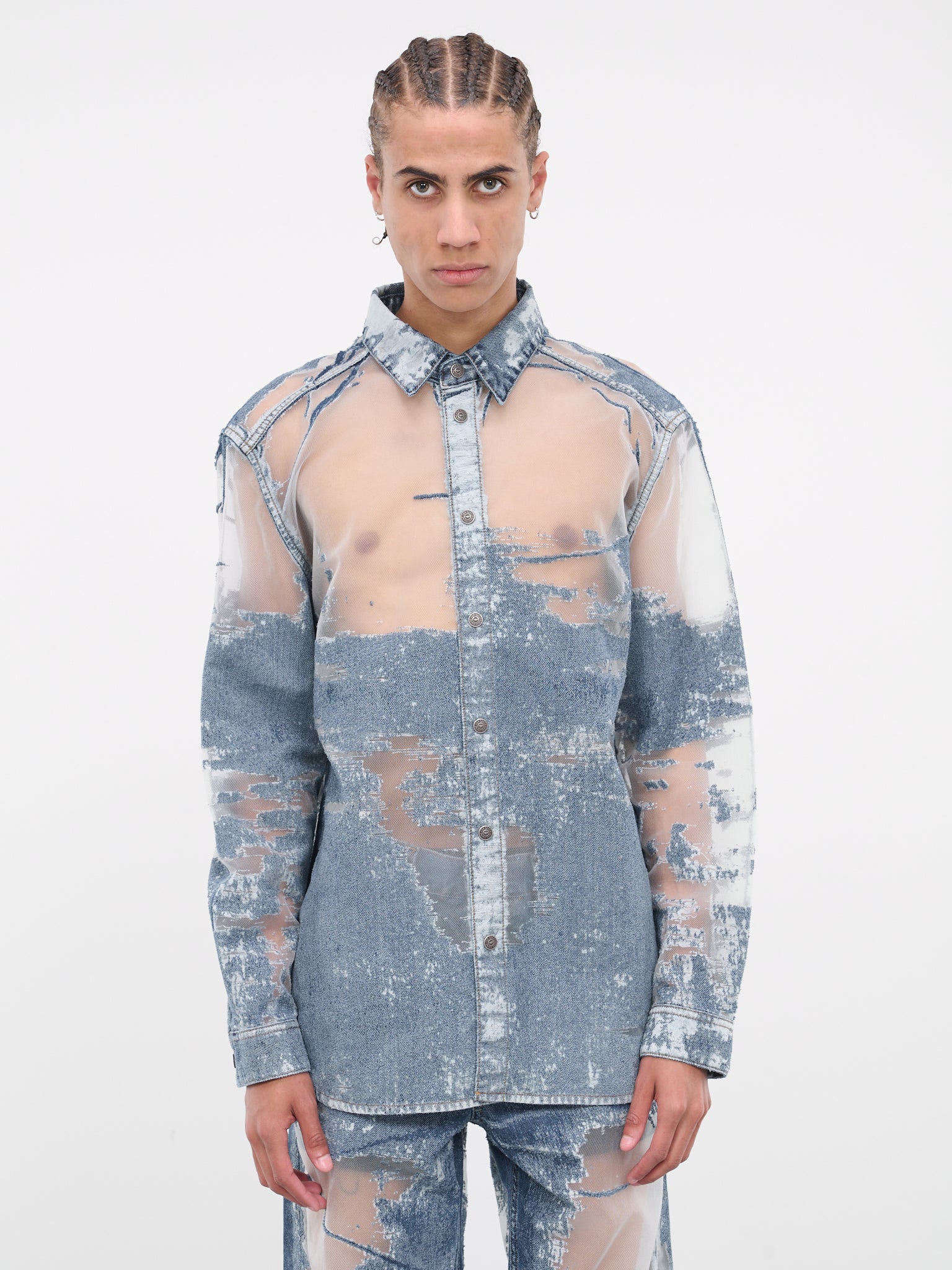 D-Simply-Over-Fsd Shirt (A12586-068JH-01-DENIM)
