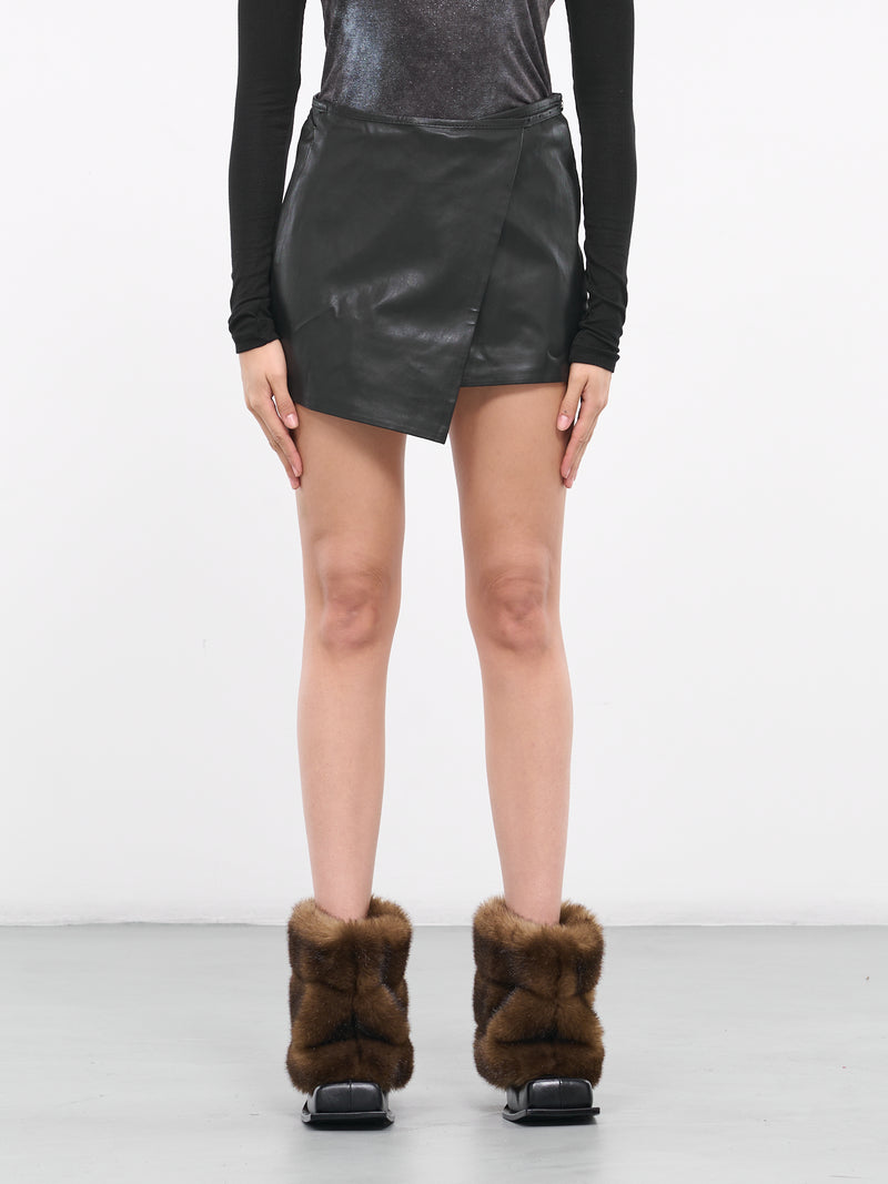 L-Kesselle Skirt (A12765-0THAF-9XX-DARK-BLACK)