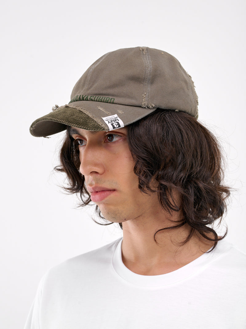 Distressed Cap (A13AC401-KHAKI)
