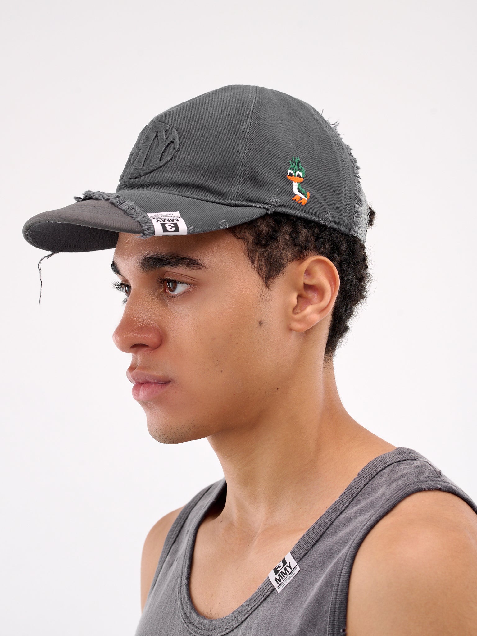 Hybrid Deconstructed Trucker Hat (A14AC401-GRAY)