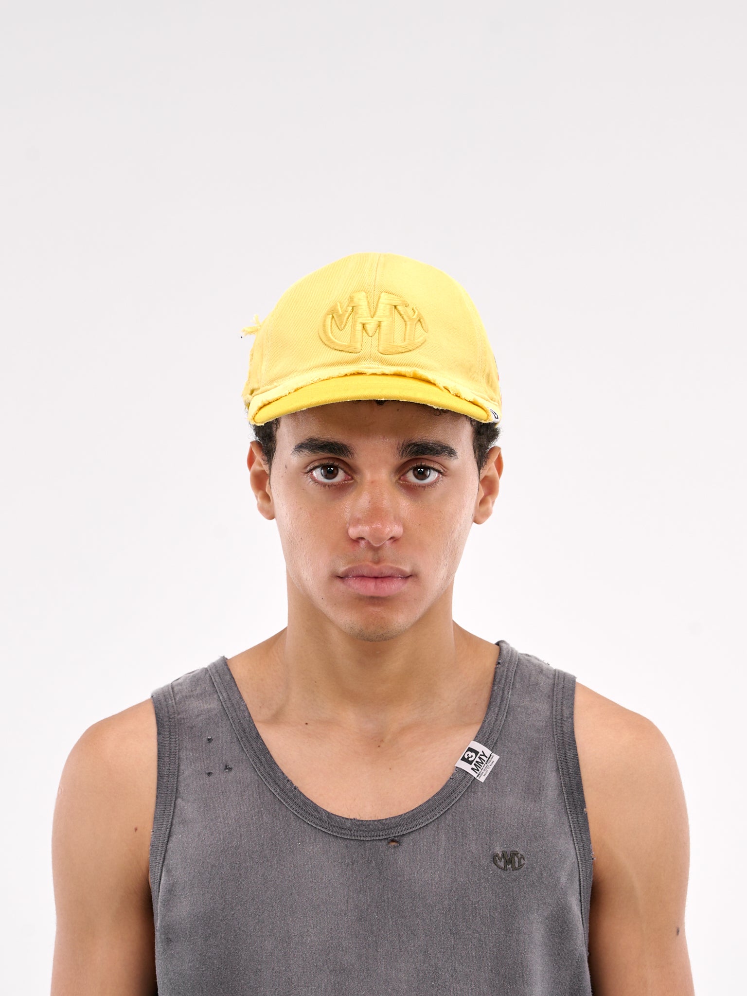 Hybrid Deconstructed Trucker Hat (A14AC401-YELLOW)