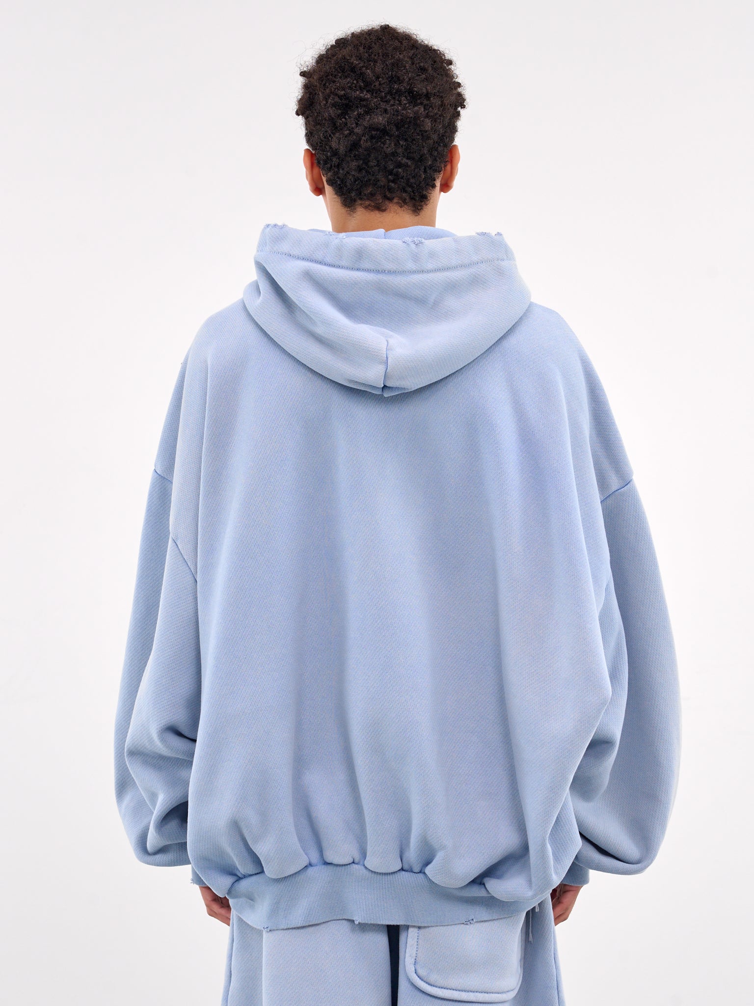 Oversized Zip-Up Hoodie (A14PK521-BLUE)