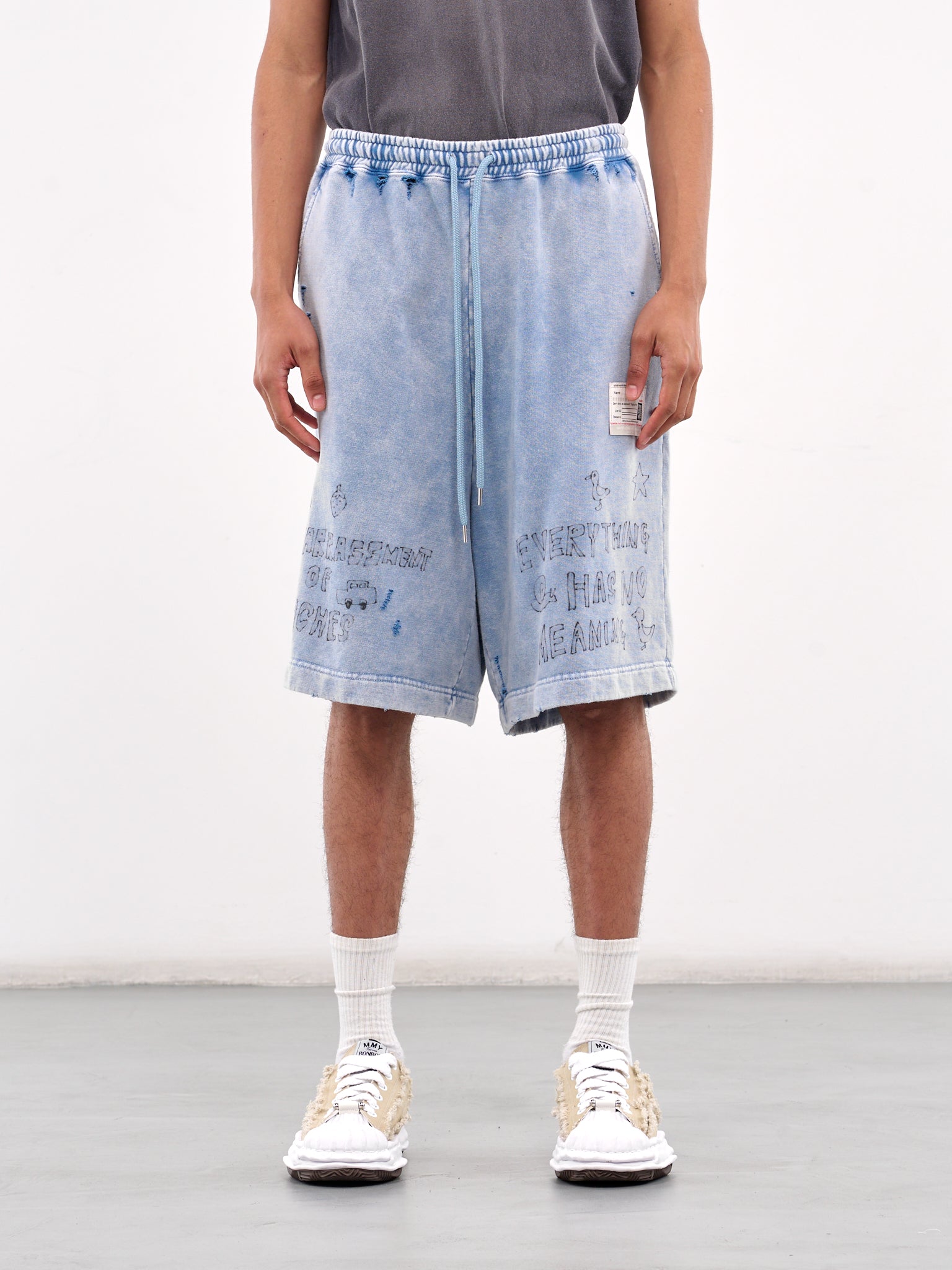 Graphic Sweat Shorts (A14SP544-BLUE)