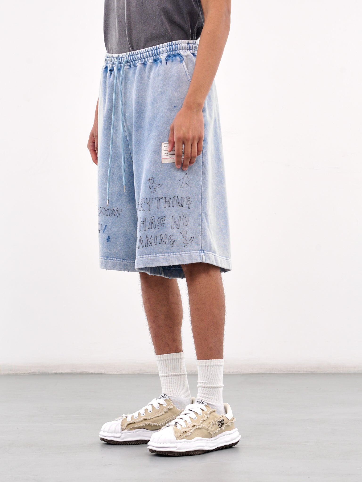 Graphic Sweat Shorts (A14SP544-BLUE)