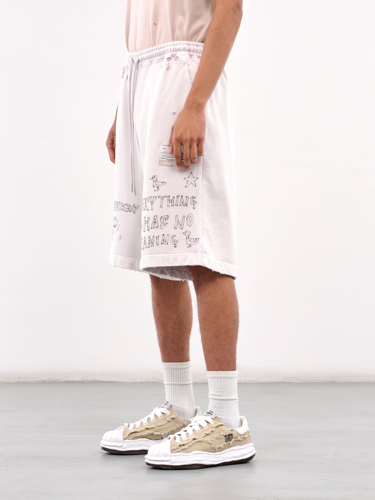 Graphic Sweat Shorts (A14SP544-PINK)