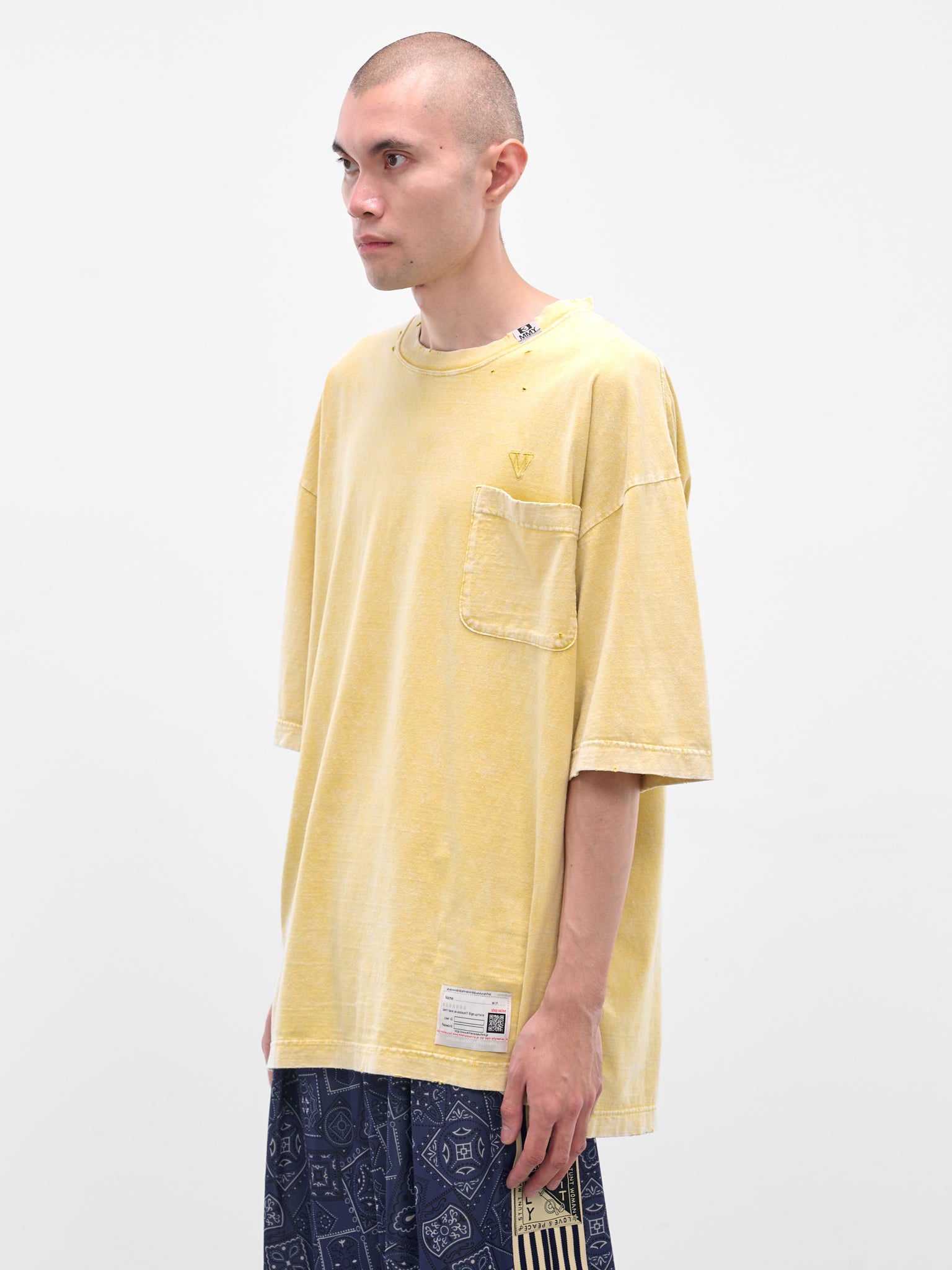 MIHARAYASUHIRO Vintage Wash Tee | H.Lorenzo - side
