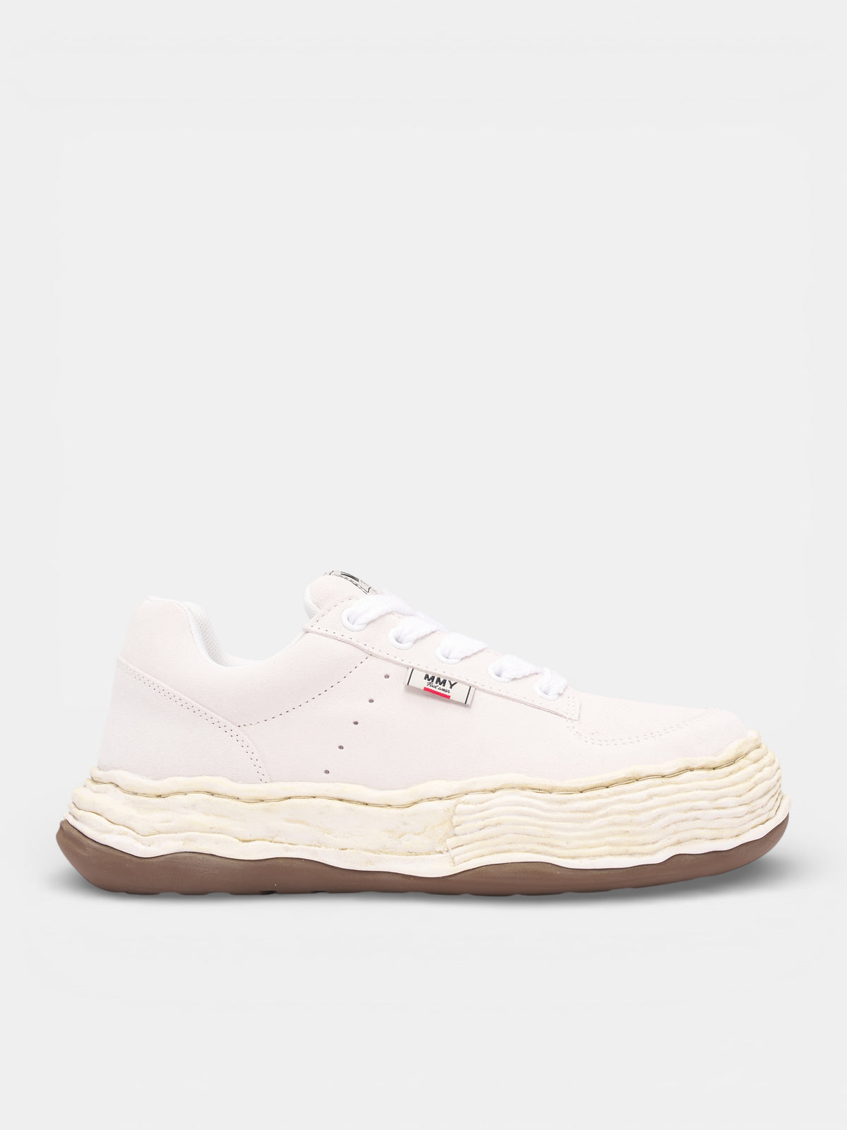 White Leather OG Sole Oliver Sneakers (A16FW708-WHITE)