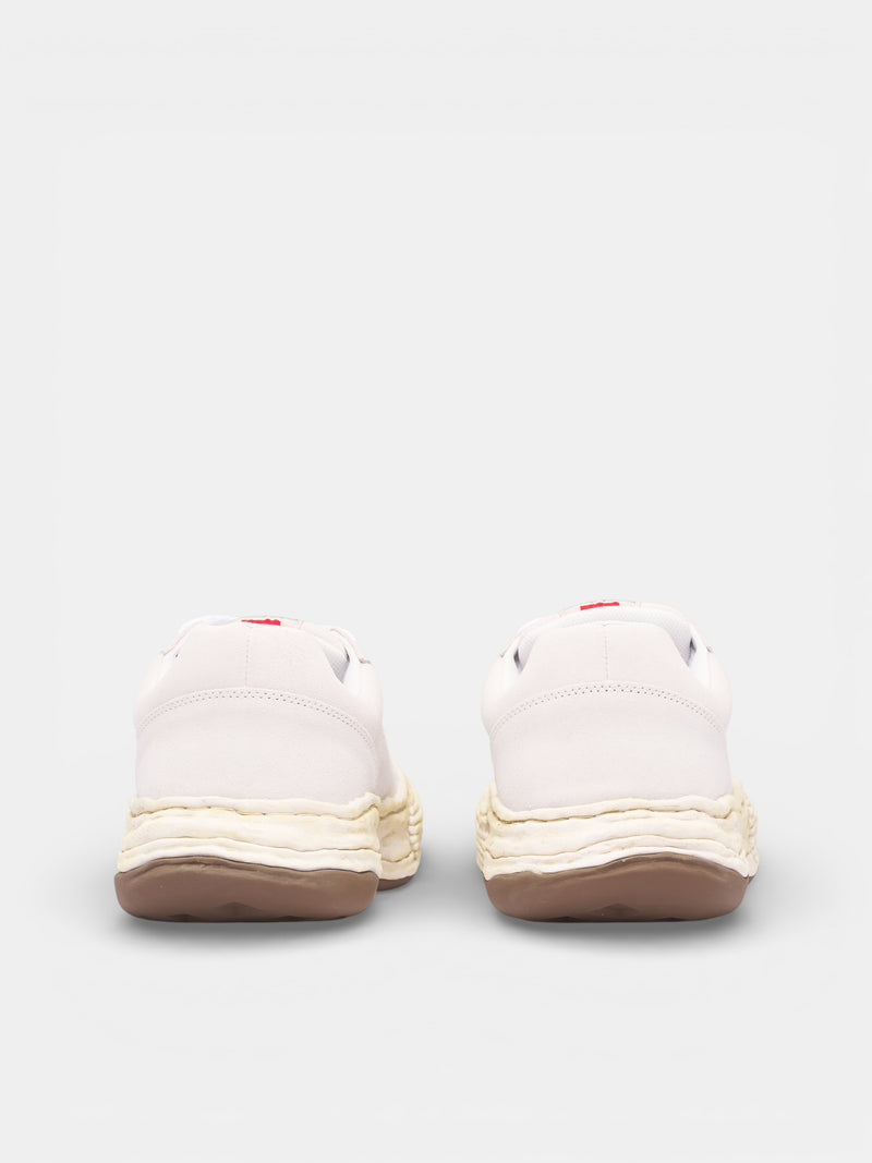 White Leather OG Sole Oliver Sneakers (A16FW708-WHITE)