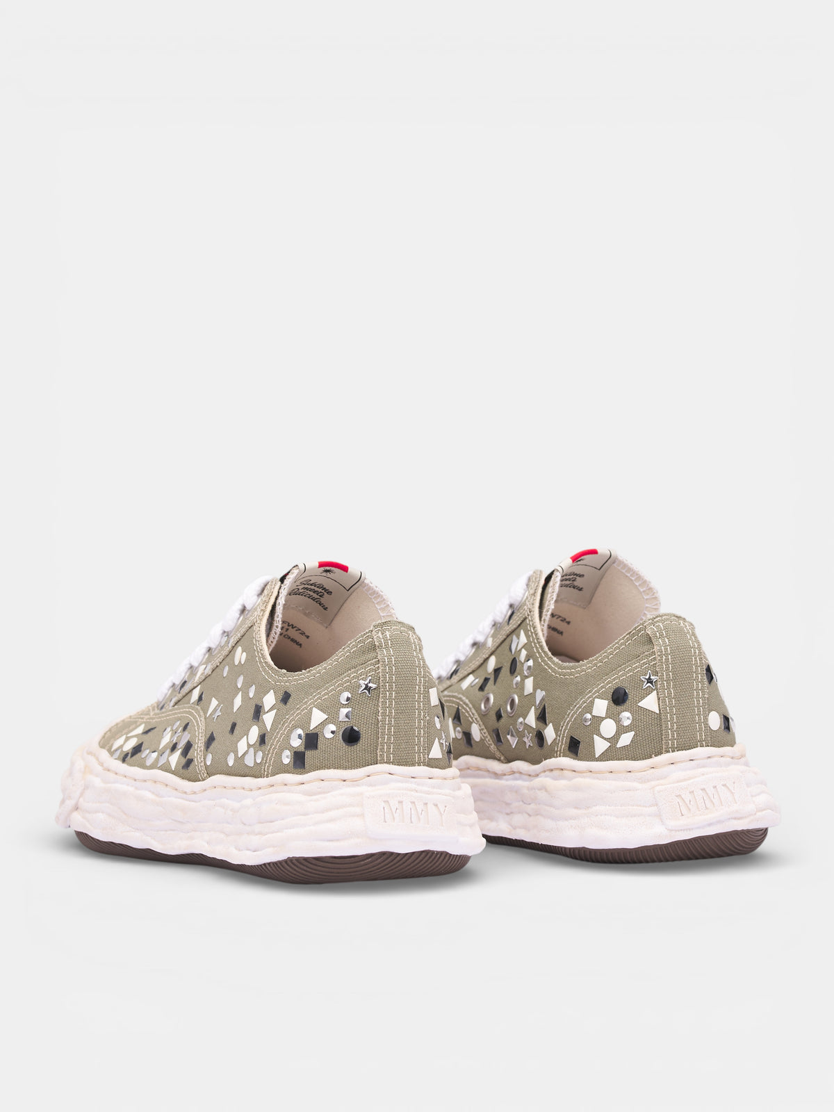 Green Cotton OG Sole Peterson Sneakers (A16FW724-GREEN)